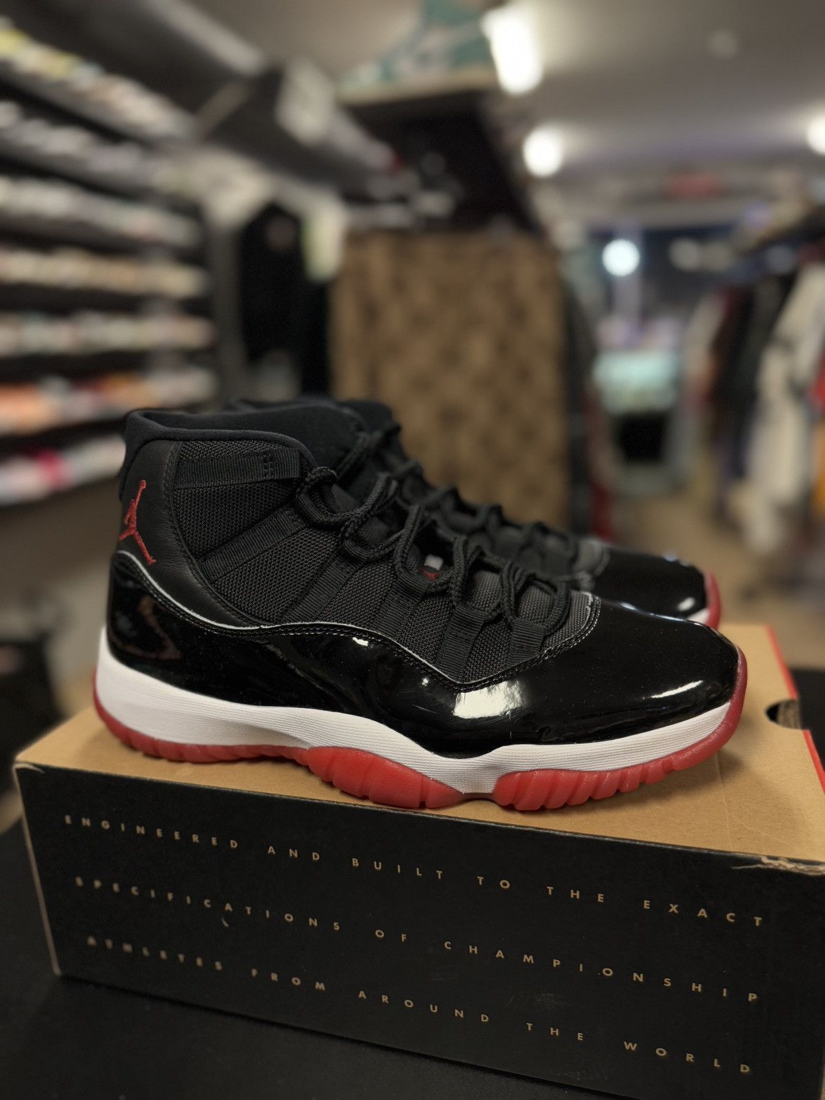 Jordan Brand × Nike Jordan 11 Bred High (378037-061) Size 9.5 W/ Box Size US 9.5 / EU 42-43 - 2 Thumbnail