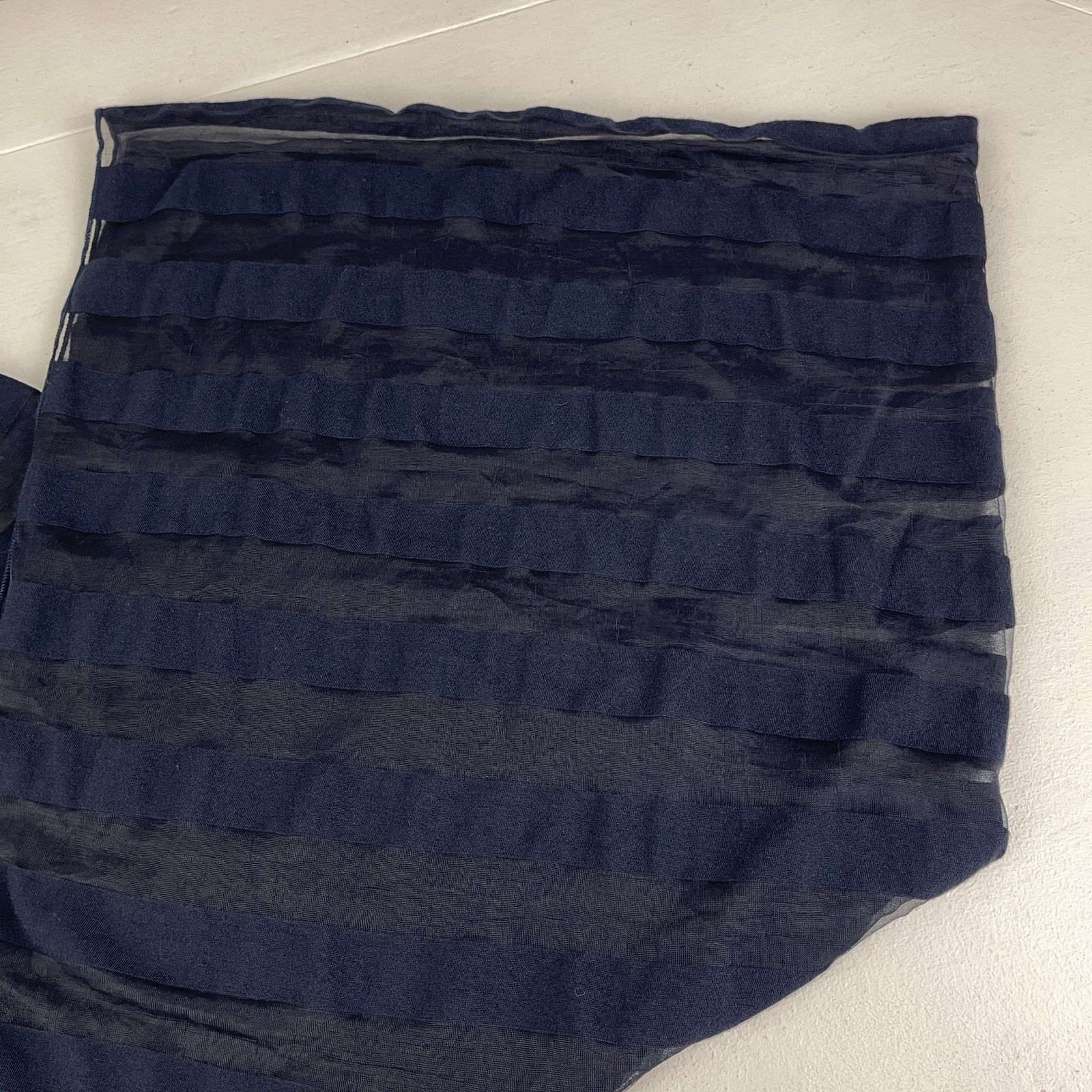 Steve Madden Steve Madden Sheer Striped Infinity Scarf Semi-Sheer Snood Size ONE SIZE - 10 Thumbnail