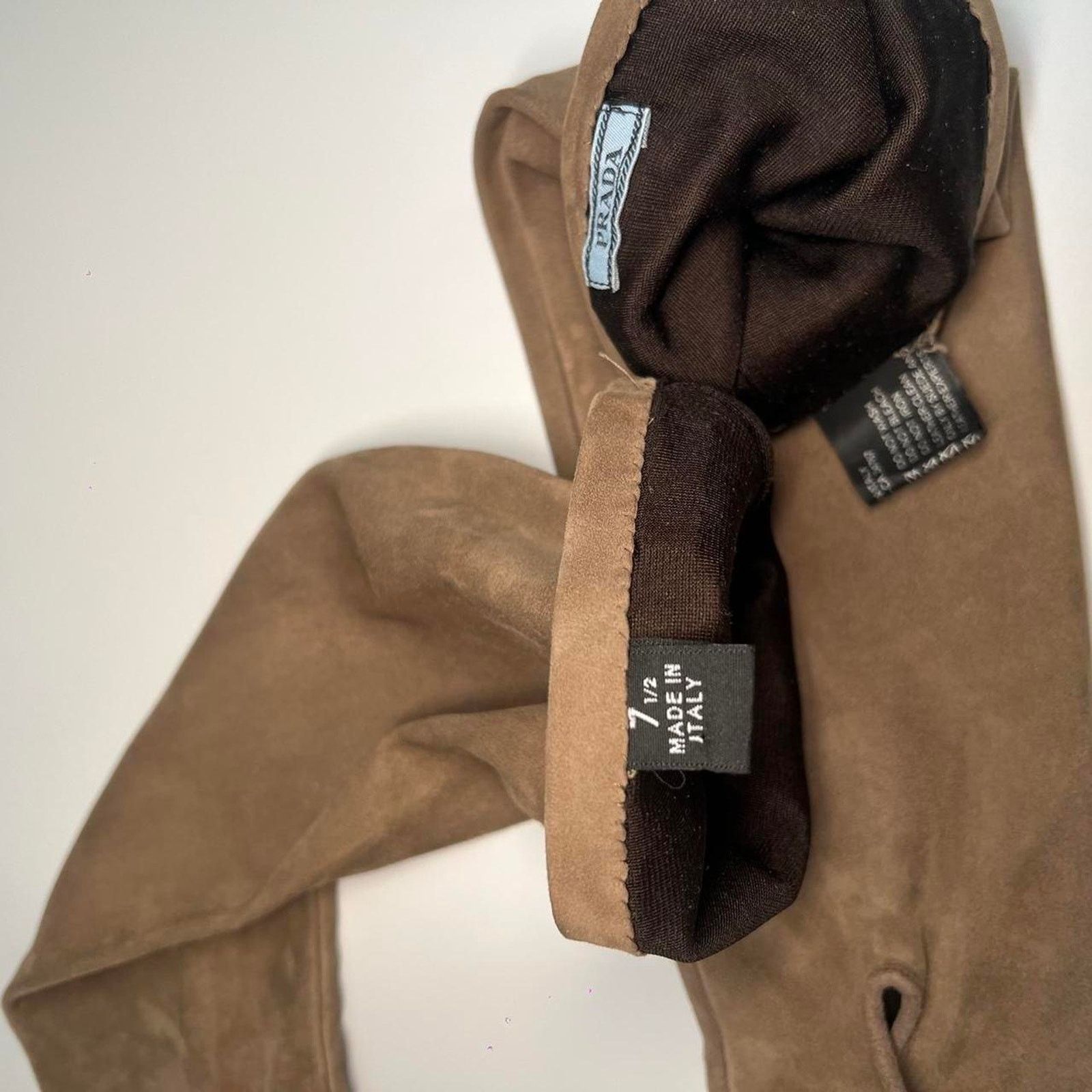 Prada Prada opera gloves 100 suede Size ONE SIZE - 8 Thumbnail
