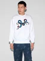 Gucci o1loc1c1125 816321 Printed Cotton Jersey T-Shirt in White Size US XL / EU 56 / 4 - 2 Thumbnail