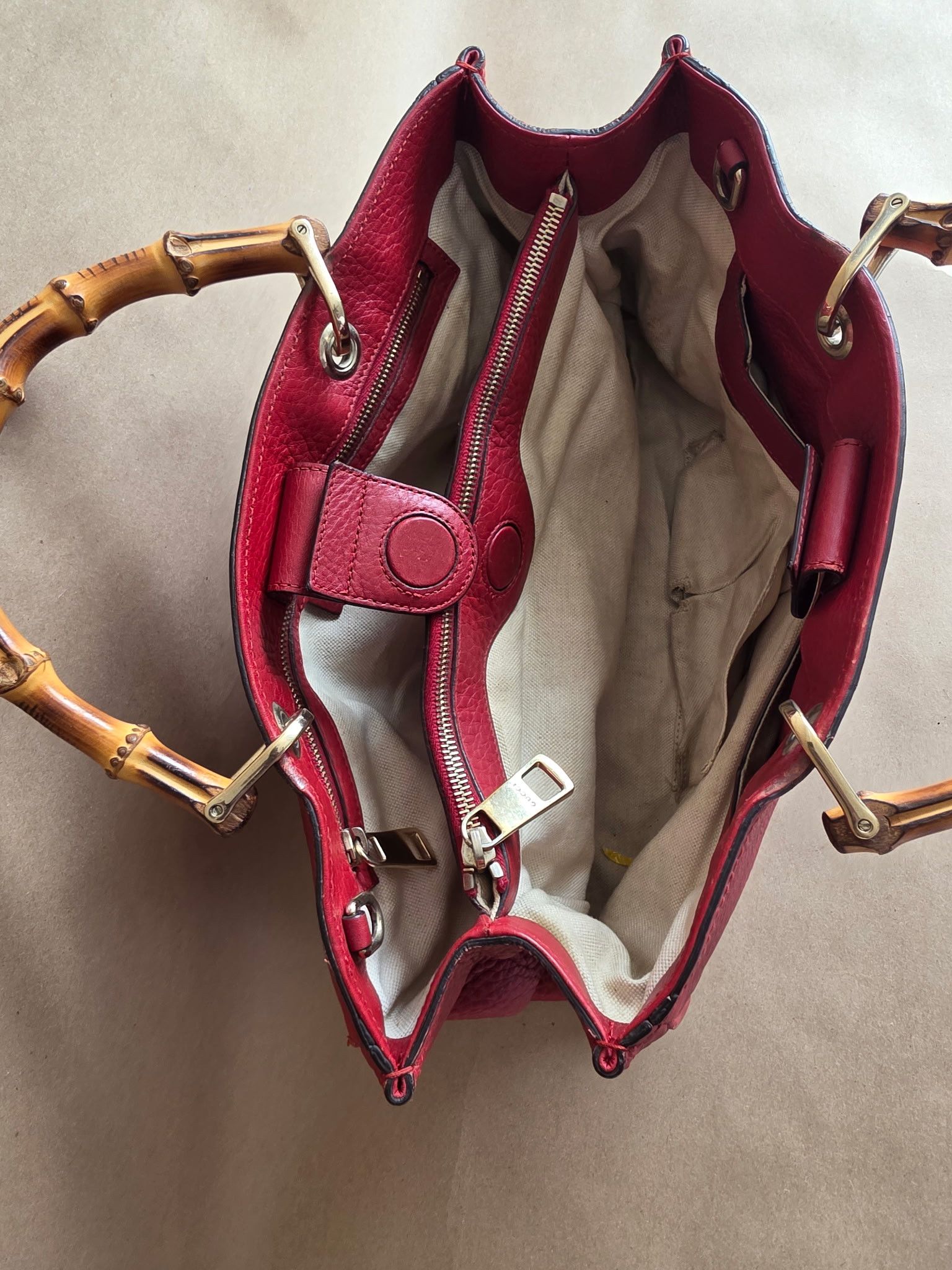 Gucci Gucci Bamboo Shopper Tote Size ONE SIZE - 10 Thumbnail