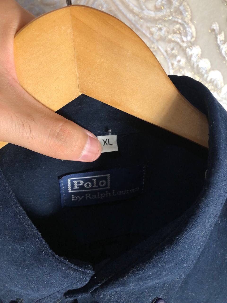 Polo Ralph Lauren × Vintage VERY RARE POLO RALPH LAUREN VELOURS DESIGNER SHIRT Y2K 90s Size US XL / EU 56 / 4 - 4 Thumbnail