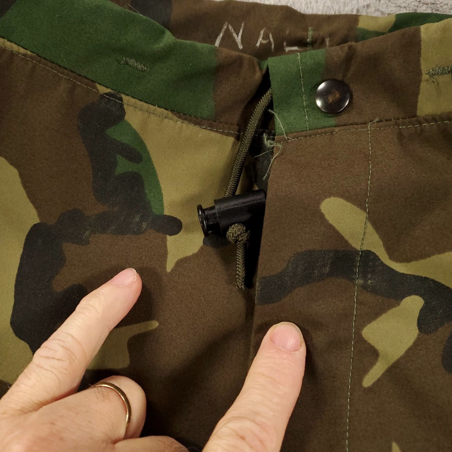 Vintage VINTAGE US Military Cold Weather Pants Small Woodland Zip Leg Camo Trousers USGI Army Size US 29 - 7 Thumbnail