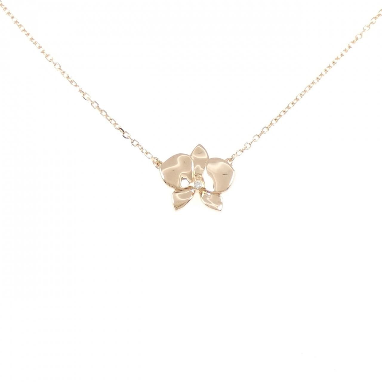 Cartier Cartier Cartier Caresse d’Orchidées Au750 Pink Gold Diamond Necklace Precious Metal Necklace DUTY FREE for USA Size ONE SIZE - 1 Thumbnail