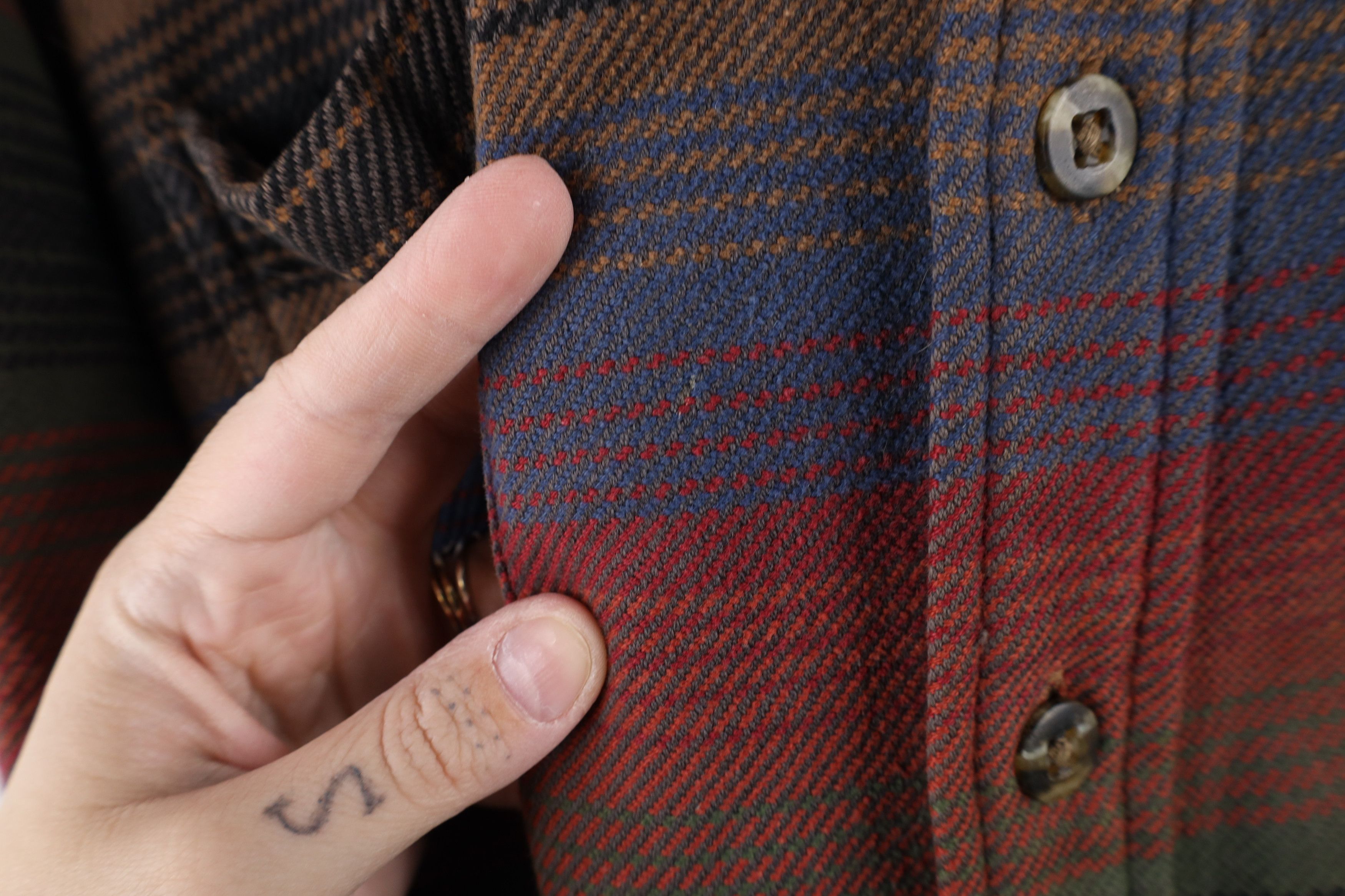 Vintage Vintage 90s Streetwear Heavyweight Flannel Button Shirt Size US XXL / EU 58 / 5 - 8 Thumbnail