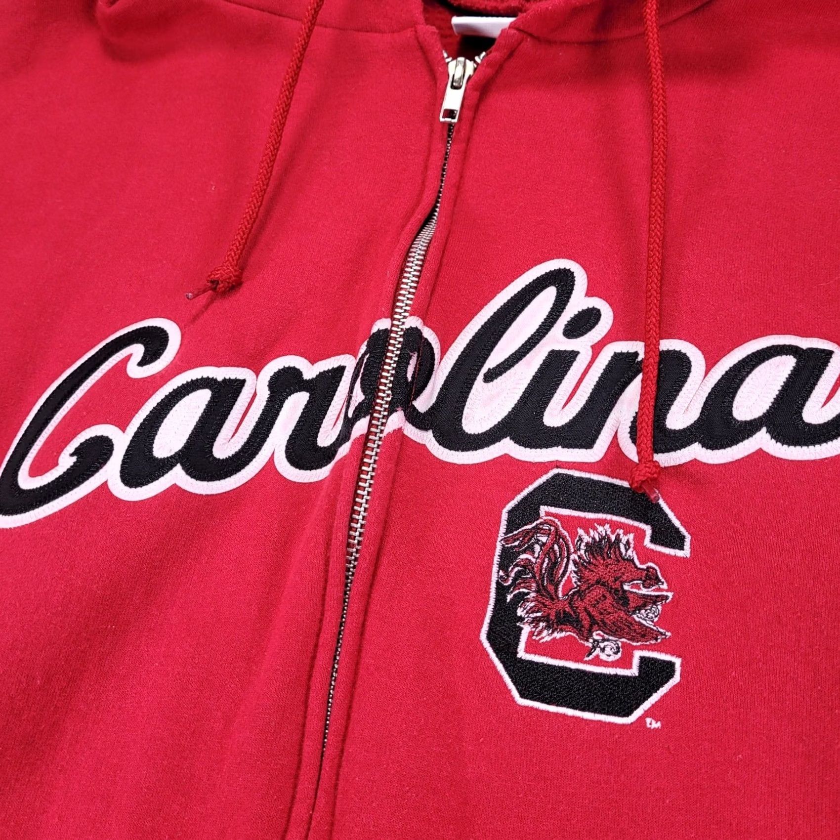 Champion Champion South Carolina Gamecocks Zip Up Hoodie Mens 3XL Red Logo Y2K Size US XXL / EU 58 / 5 - 2 Thumbnail