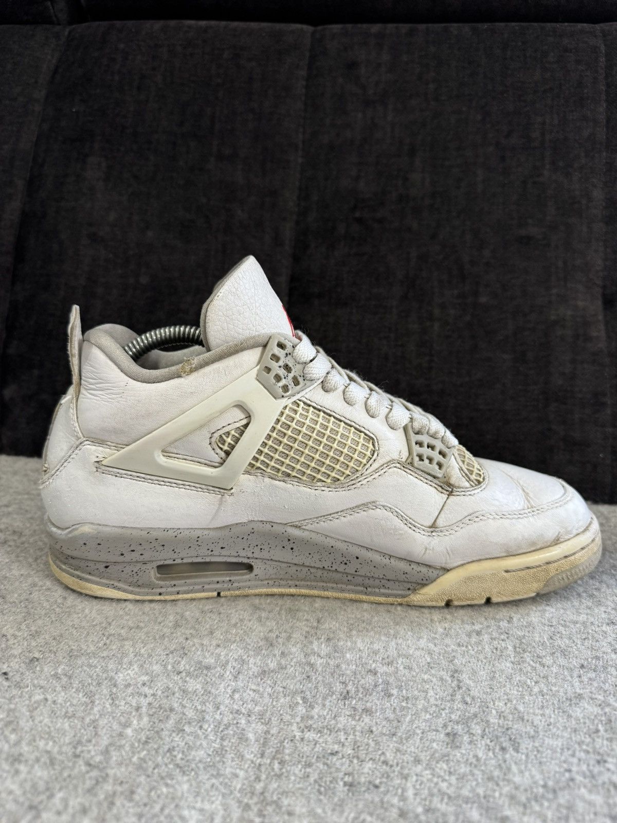 Jordan Brand Nike Air Jordan 4 IV Retro White Oreo Sneakers size 41,5 Size US 8.5 / EU 41-42 - 3 Thumbnail