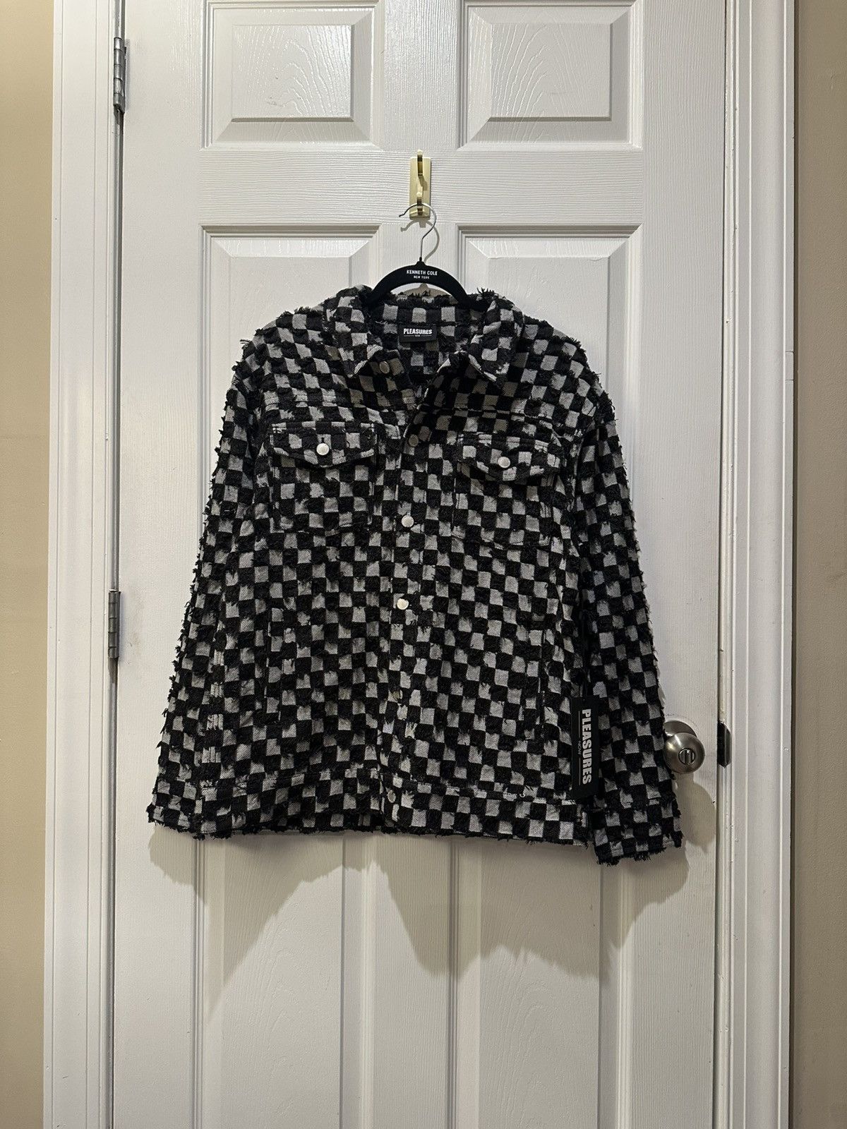 Pleasures Pleasures Curfew Checker Trucker Jacket Size US M / EU 48-50 / 2 - 1 Thumbnail