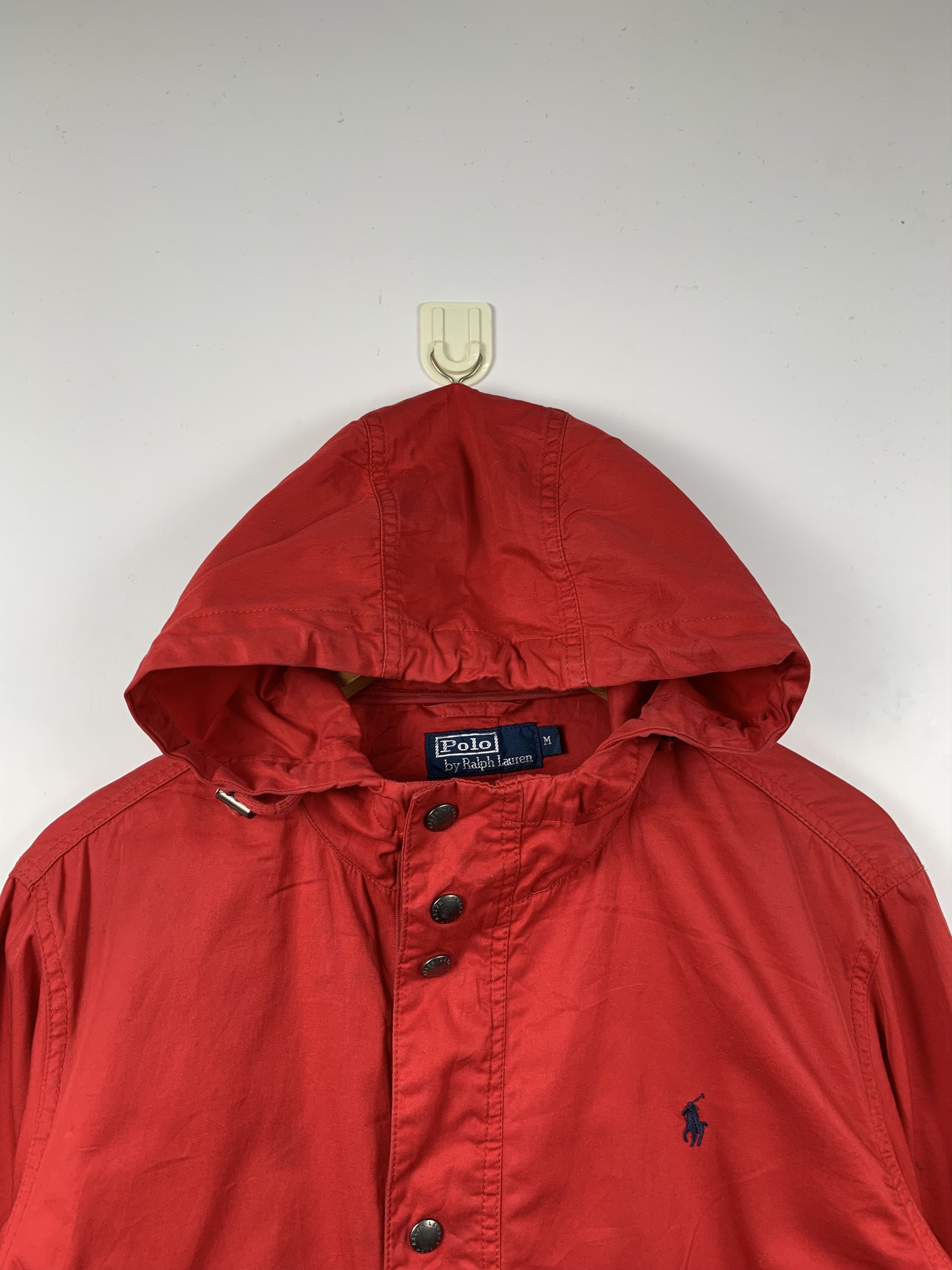 Polo Ralph Lauren Vintage Polo Ralph Lauren Hoodie Windbreaker Jacket J1268 Size US M / EU 48-50 / 2 - 2 Thumbnail
