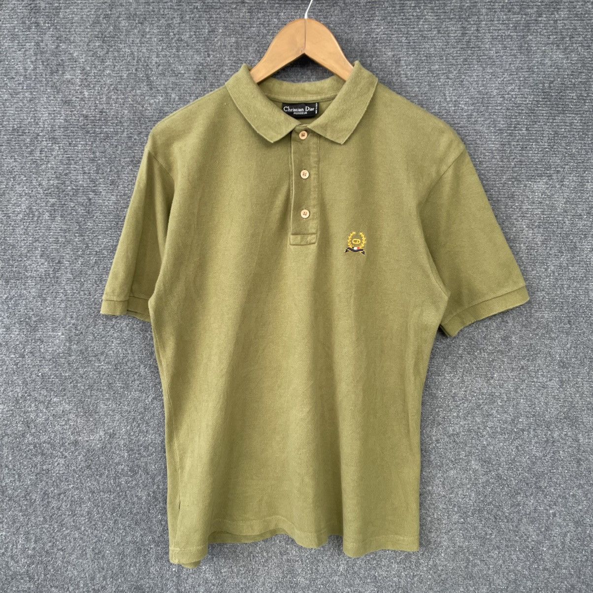 Christian Dior Monsieur × Vintage Christian Dior Monsieur Polo T Shirt Made in Italy Size US M / EU 48-50 / 2 - 1 Thumbnail
