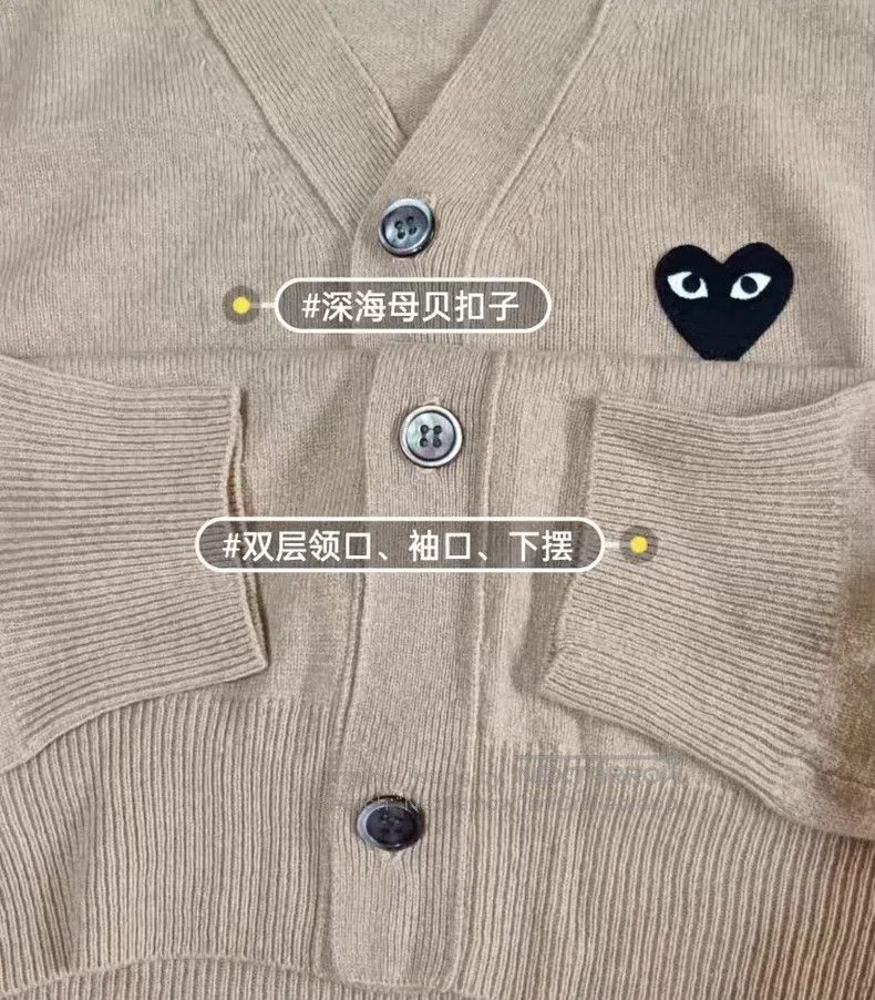Comme des Garcons Comme Des Garcons Men's Cashmere Cardigan Size US S / EU 44-46 / 1 - 5 Thumbnail