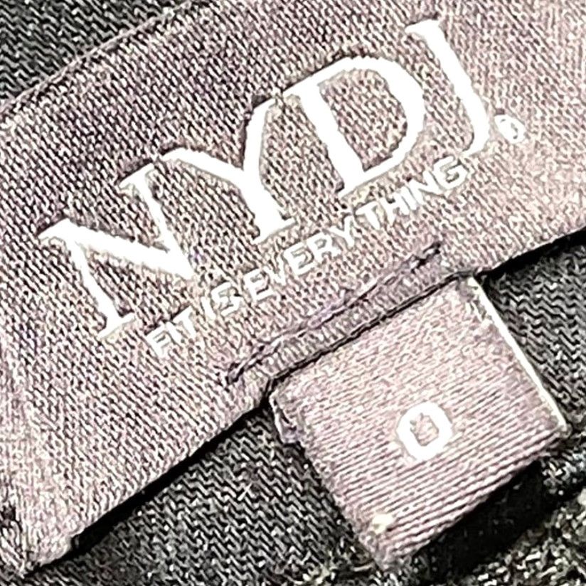 NYDJ NYDJ Jeans Women 0 Black Mid Rise Regular 5-Pocket Denim Cotton Blend Ankle Stretch Minimalist Preppy Size 25" / US 0 / IT 36 - 4 Thumbnail