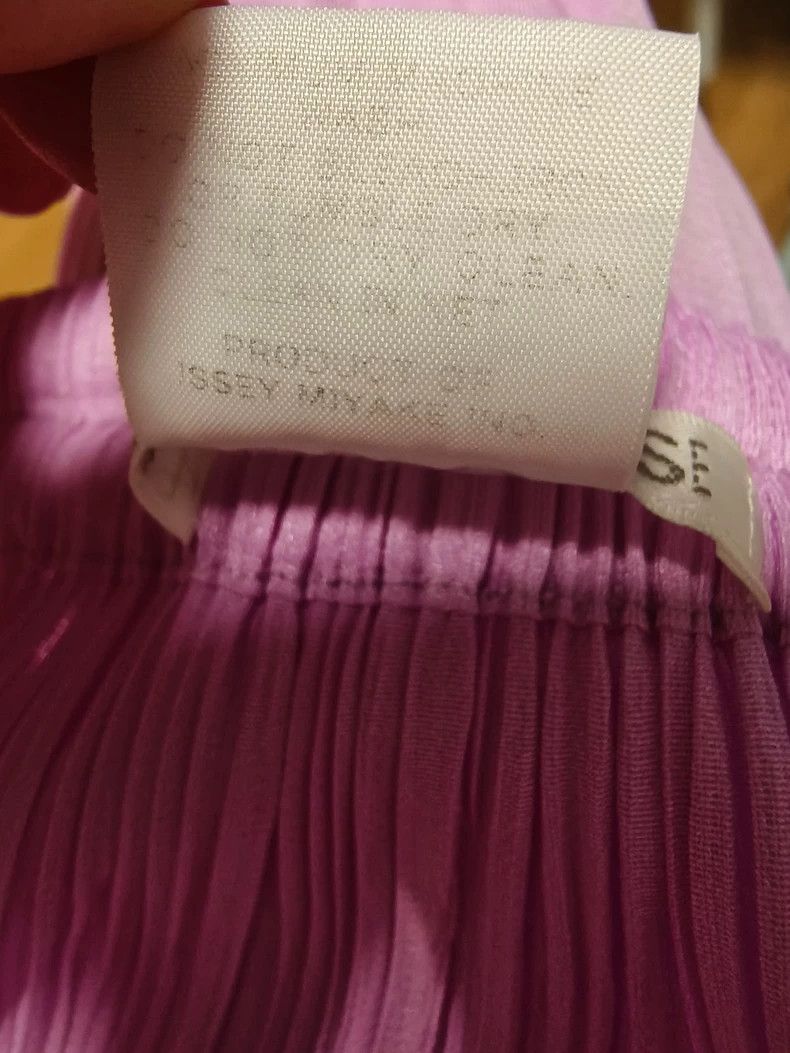 Issey Miyake Issey Miyake size:3 Pink pleated skirt Size 31" - 4 Thumbnail
