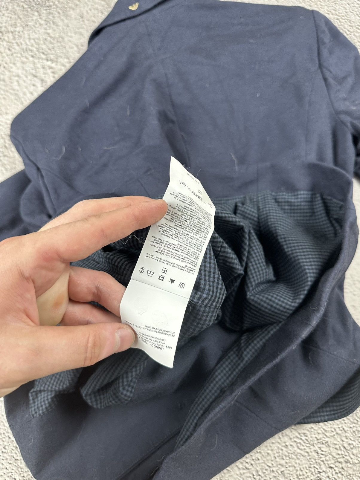 Giorgio Armani Armani Jeans Woman’s Blue Coat Jacket Old Money Style Size M / US 6-8 / IT 42-44 - 11 Thumbnail
