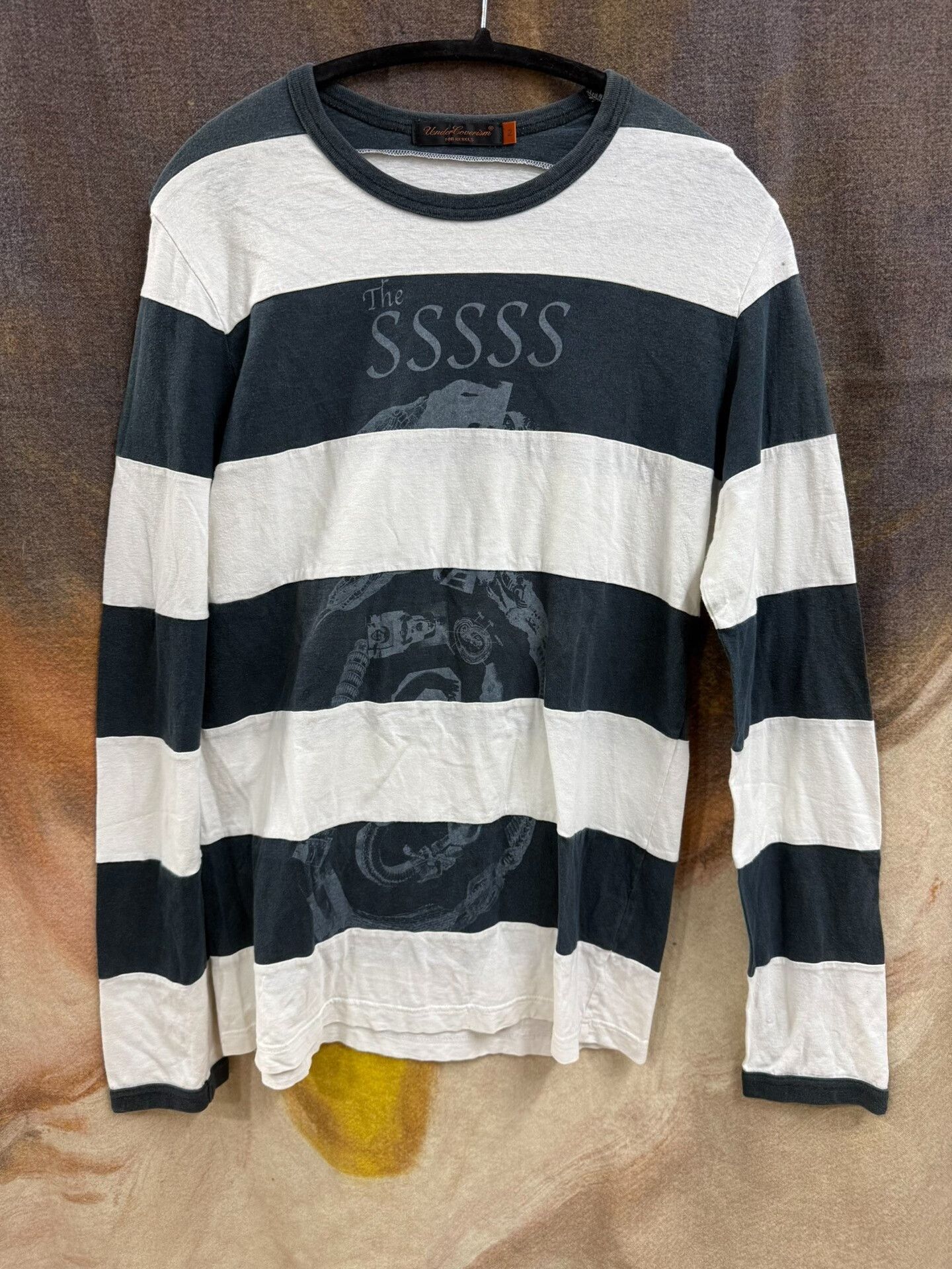 Undercover undercover black and red stripes long sleeves | Grailed