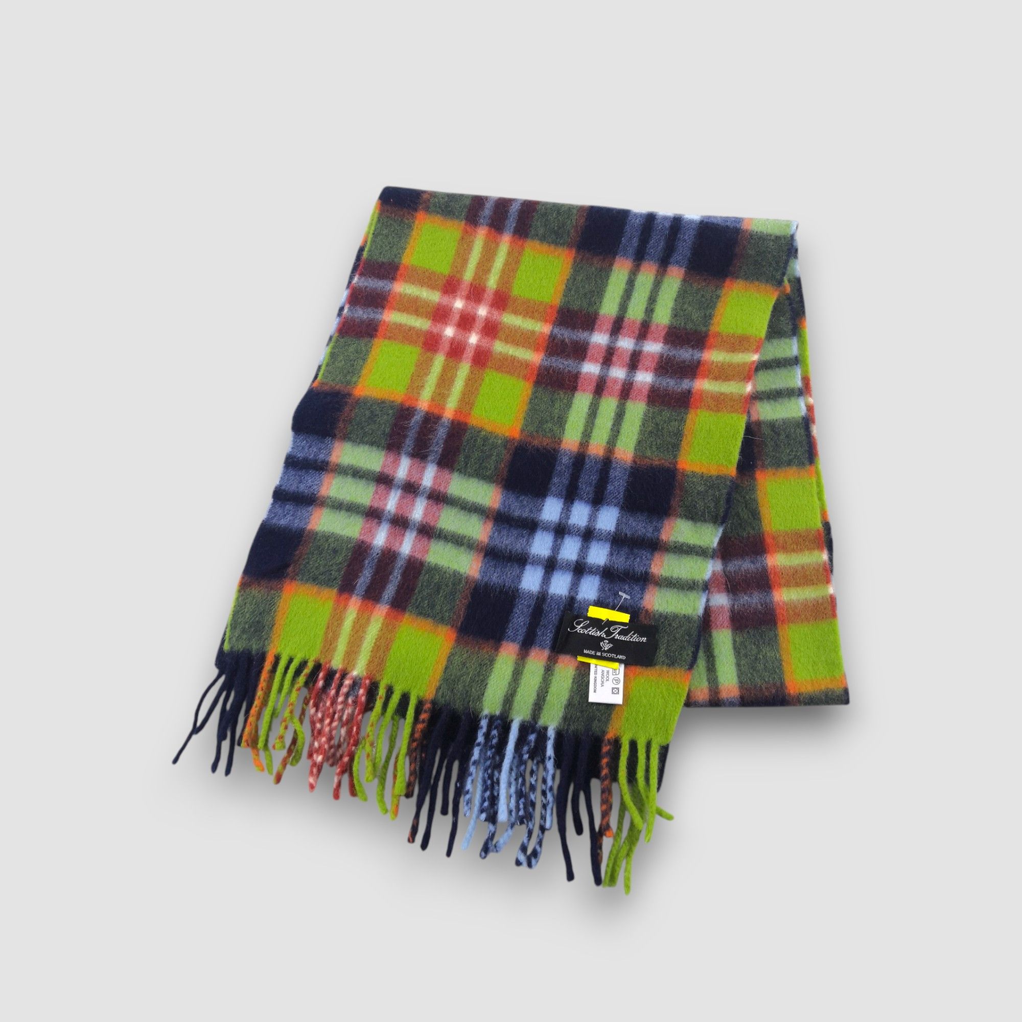 Vintage Vintage Scottish Tradition Scarf Wool Cashmere Scarves Size ONE SIZE - 3 Thumbnail