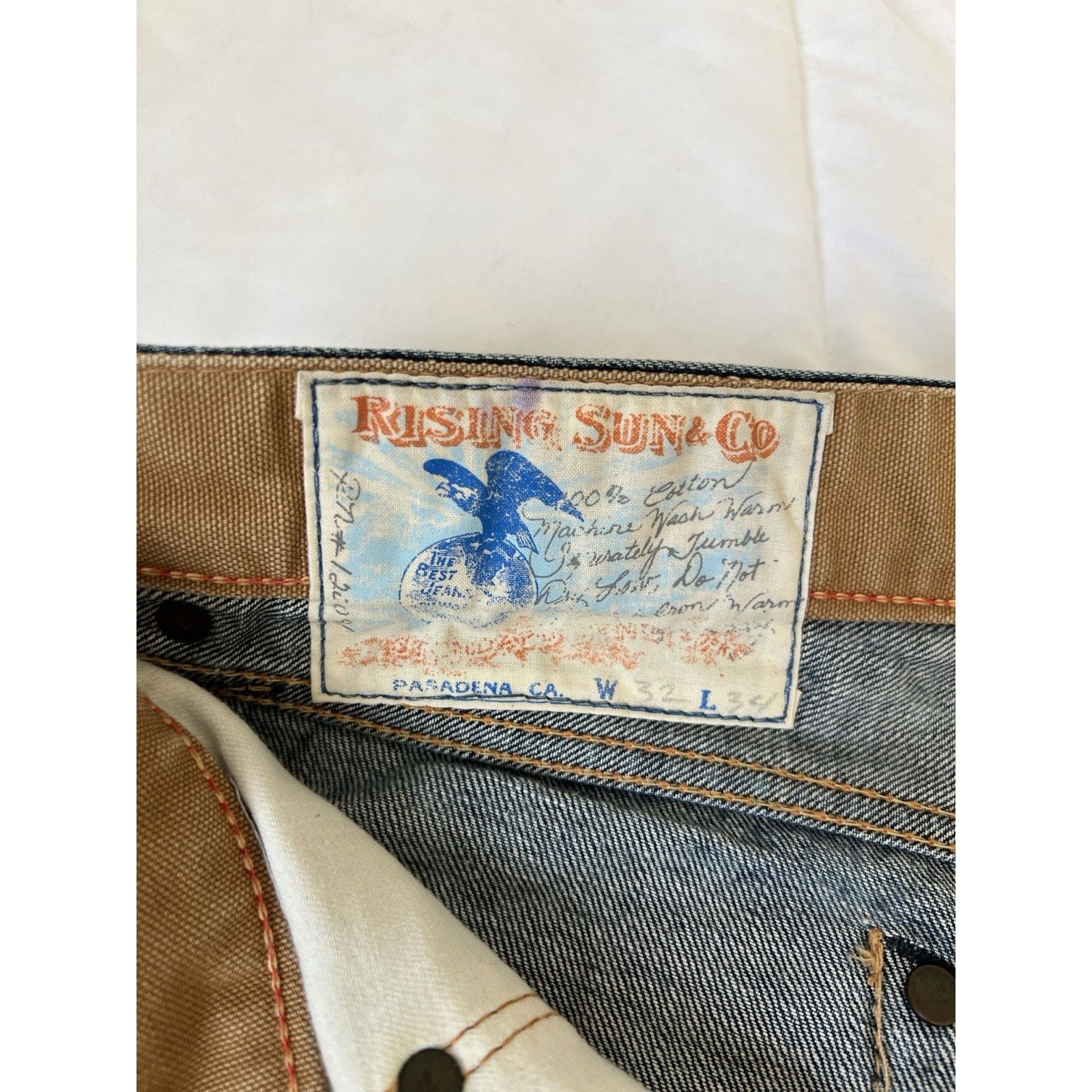 Rising Sun & Co. Rising Sun & Co Selvedge Denim 32x34 Classic Americana 1947 Size US 32 / EU 48 - 4 Thumbnail