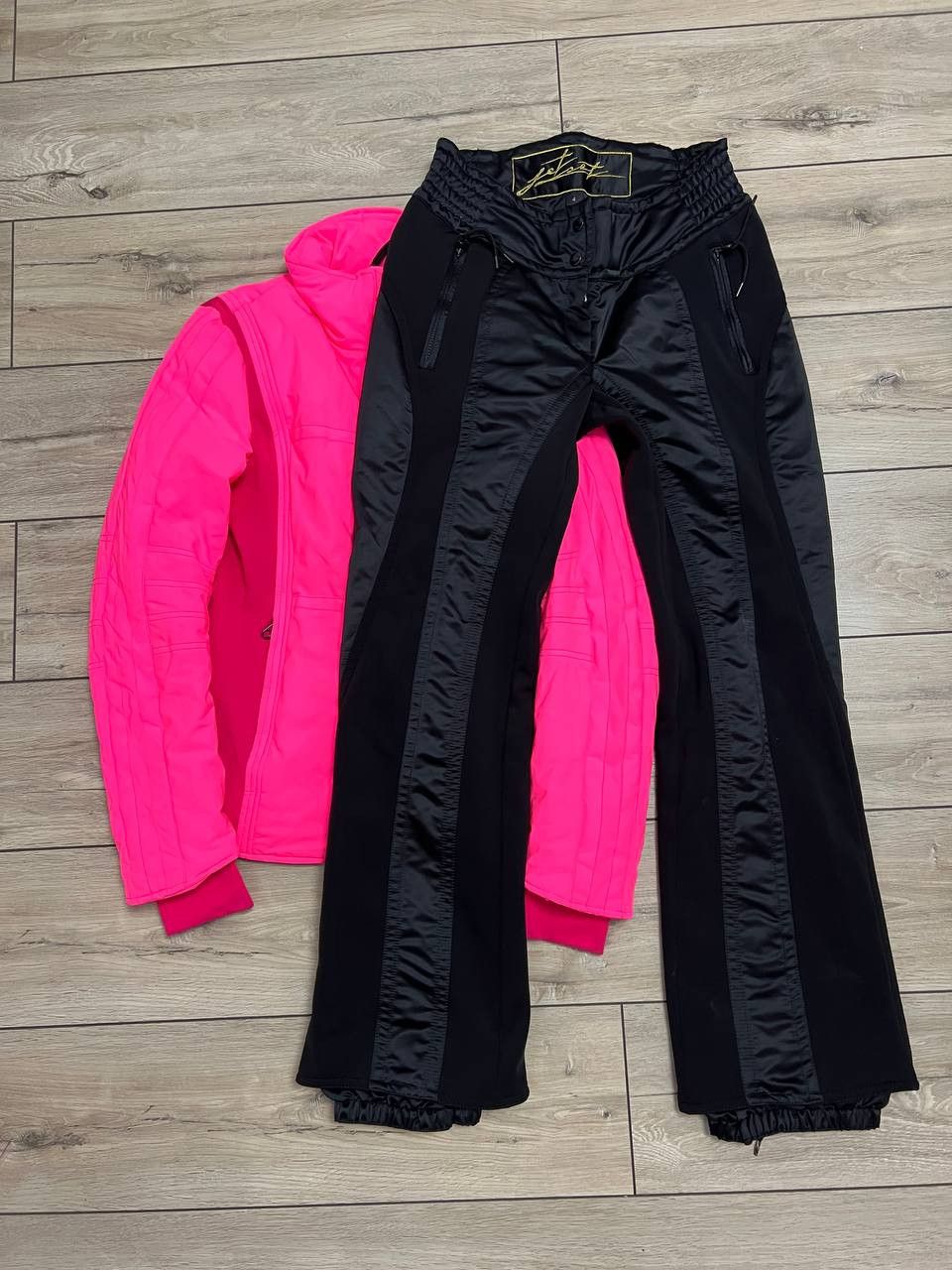 Jet Set 2 Piece Suit Ski Snow Jacket Pants sz 4 EUR 40 Pink