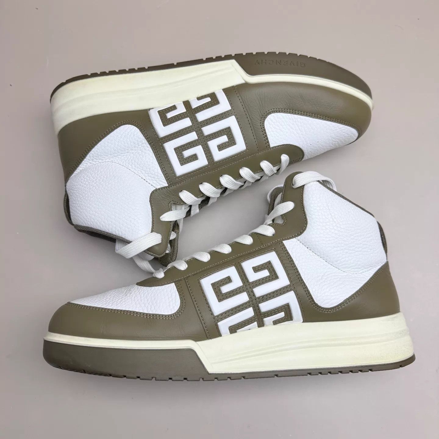 Givenchy Givenchy White Blue Logo Hi-Top Sneaker 43 99 New Size US 10 / EU 43 - 5 Thumbnail