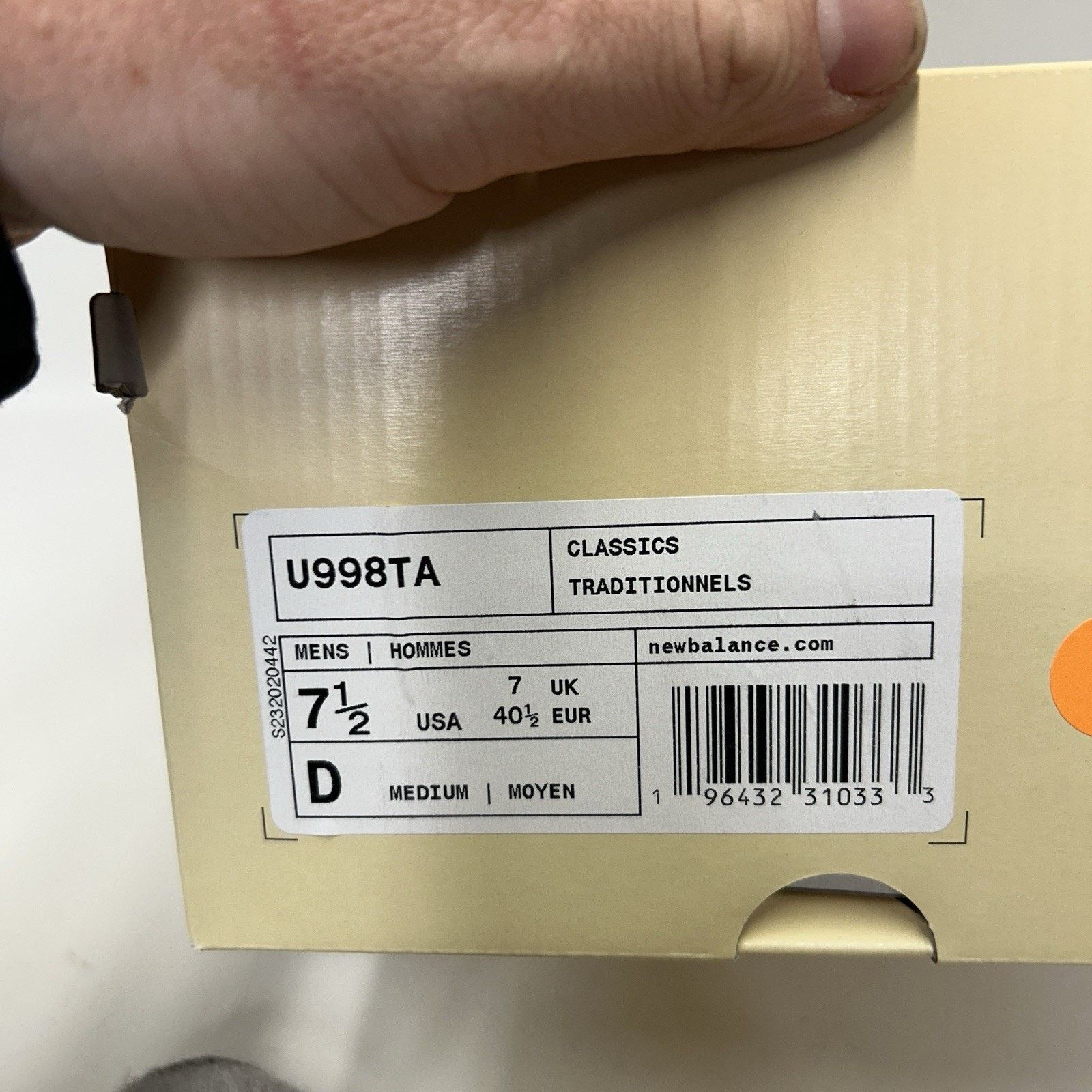 New Balance New Balance 998 Made In USA “Grey Day” U998TA Size US 7.5 / EU 40-41 - 5 Thumbnail