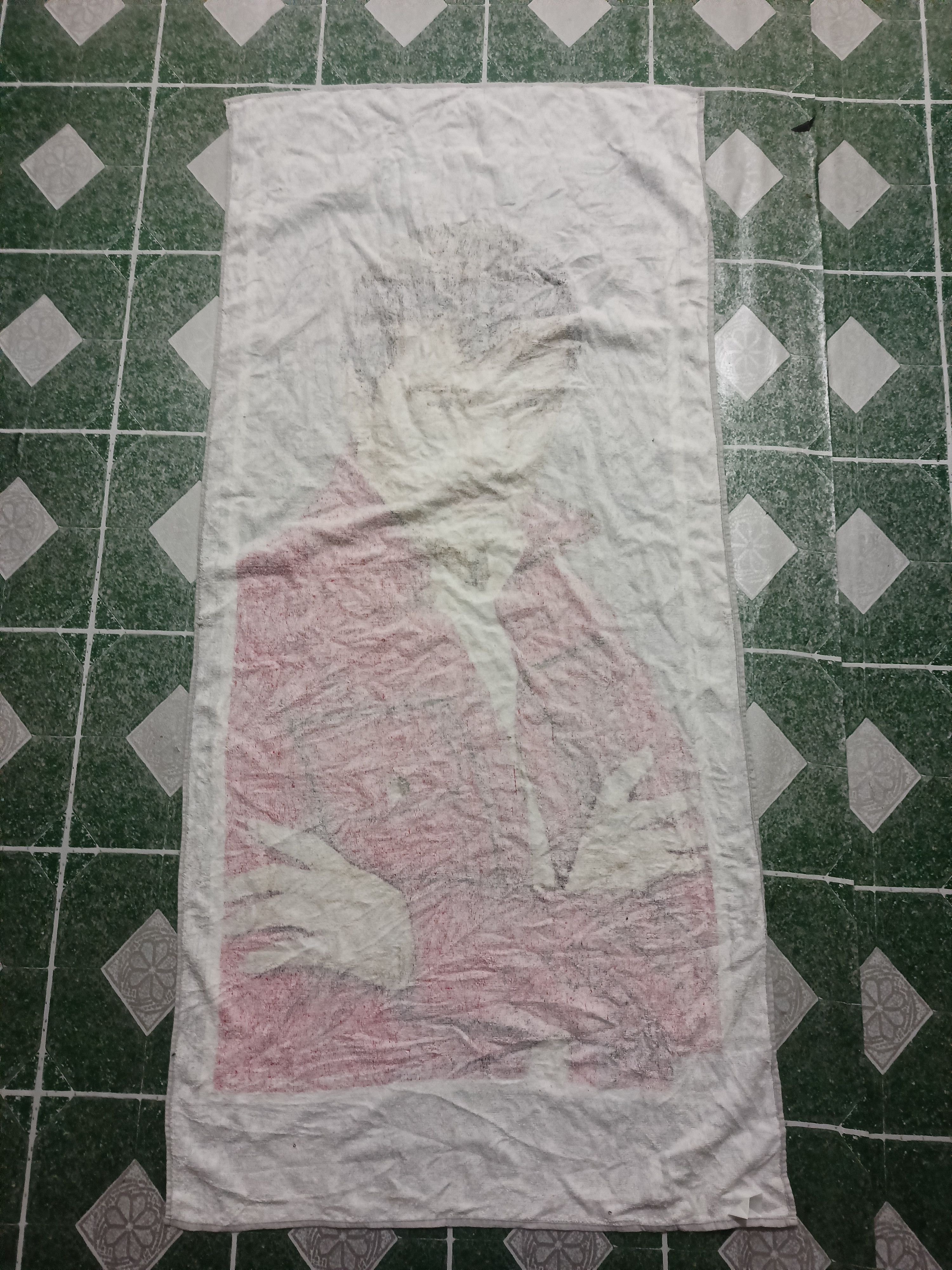 Vintage Vintage Elvis Presley Shower Towel ©1985 Size ONE SIZE - 5 Thumbnail