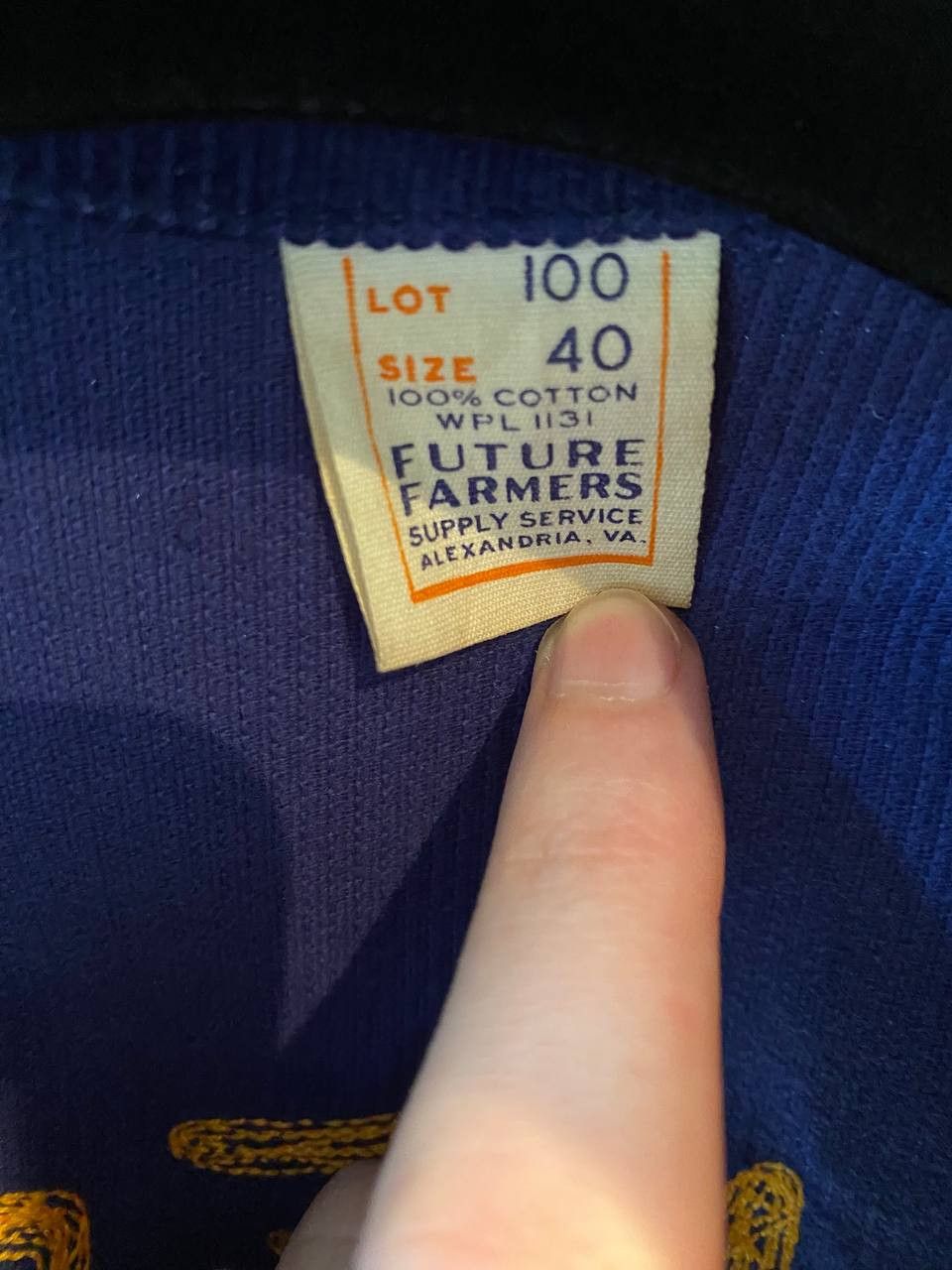 Vintage Vintage FFA President 72-73 Jacket with Pins Size US L / EU 52-54 / 3 - 4 Thumbnail