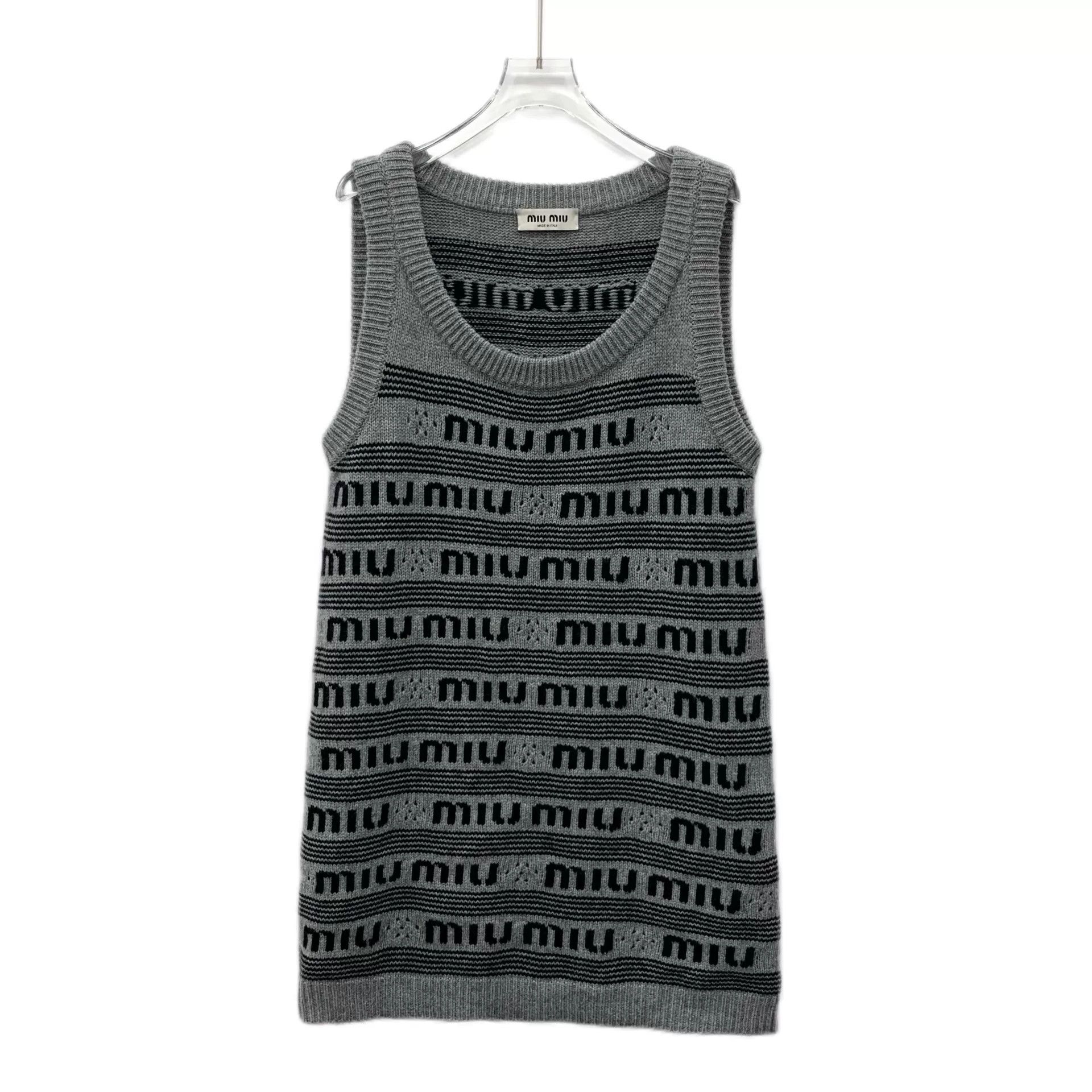 Miu Miu Miu Miu Retro Gray Dress S Women Size S / US 4 / IT 40 - 1 Thumbnail