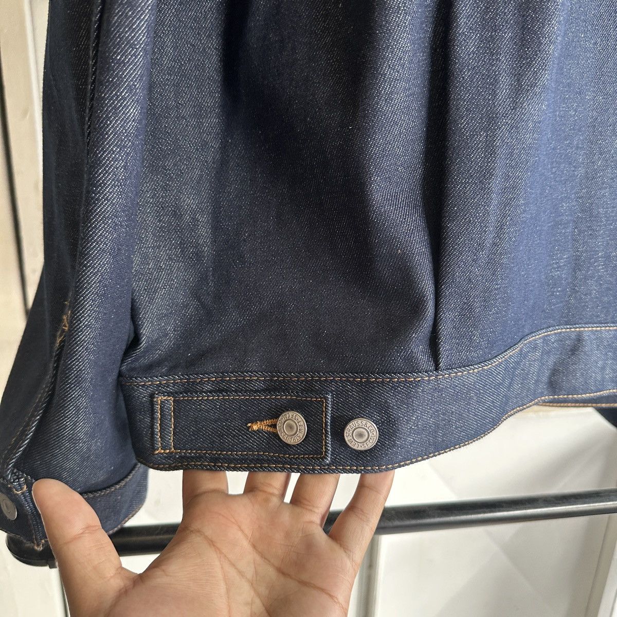 DENIM TEARS × Levi's Sample Denim Tears Levi's Type II Raw Denim Jacket Size US L / EU 52-54 / 3 - 11 Thumbnail