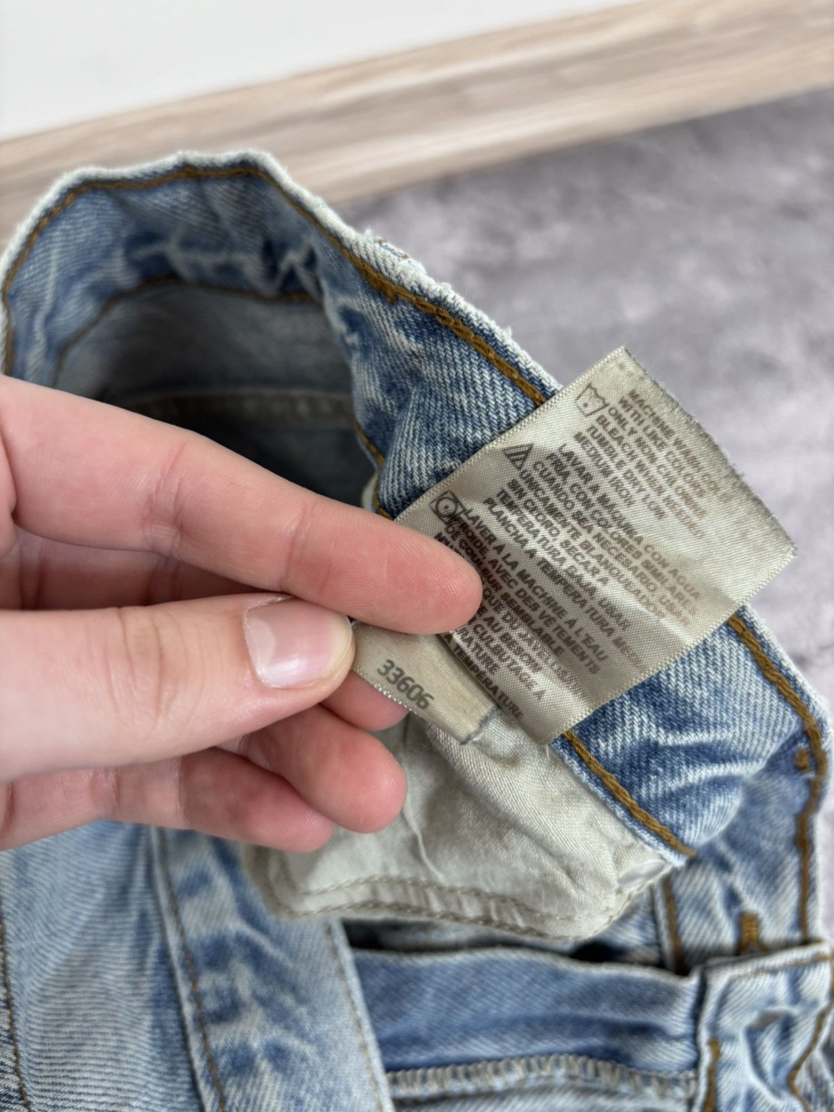 Dickies Dickies Men’s Denim Jeans Faded Light Blue Distressed Size US 38 / EU 54 - 22 Thumbnail