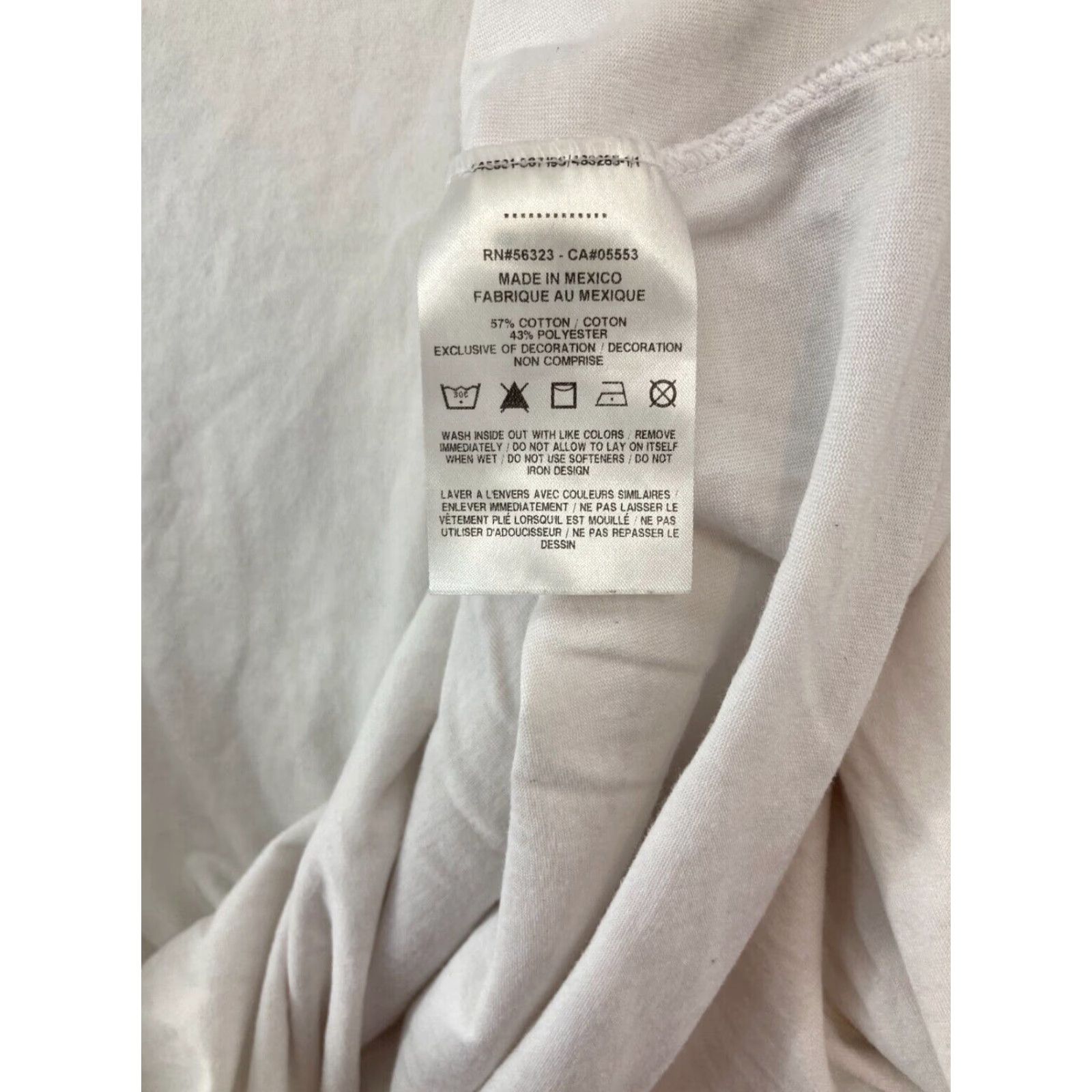 Nike Nike Long Sleeve T-Shirt Womens Large White Crew Neck Activewear Swoosh Flowers Sports Size L / US 10 / IT 46 - 6 Thumbnail