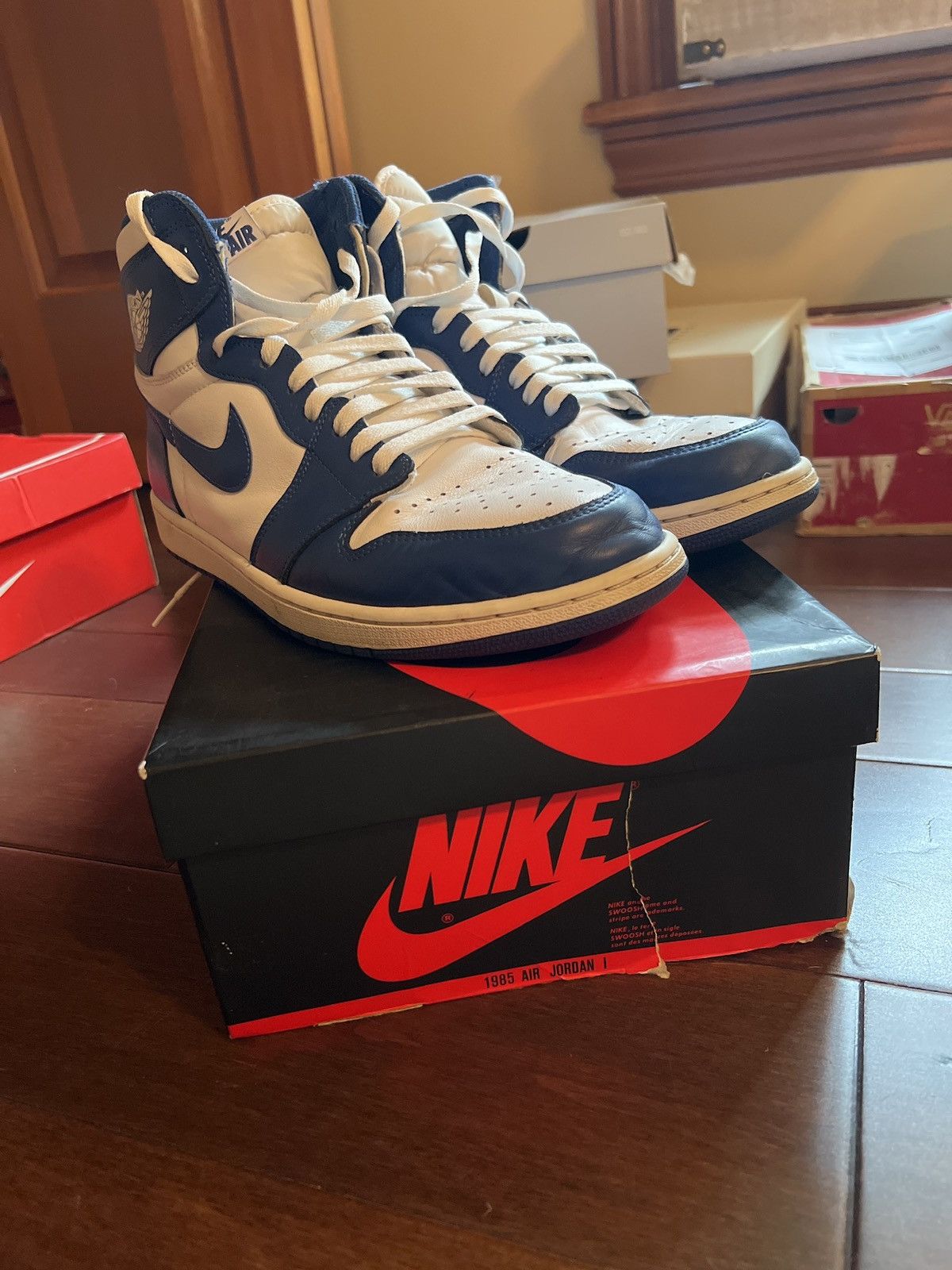Jordan Brand Jordan 1 Storm Blue (2016) Size US 13 / EU 46 - 9 Thumbnail