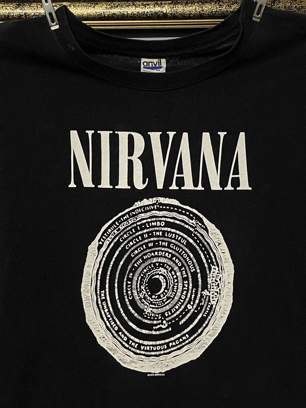 Vintage Vintage Nirvana Vestibule Hell Circle Grunge Music Tshirt Size US S / EU 44-46 / 1 - 3 Thumbnail