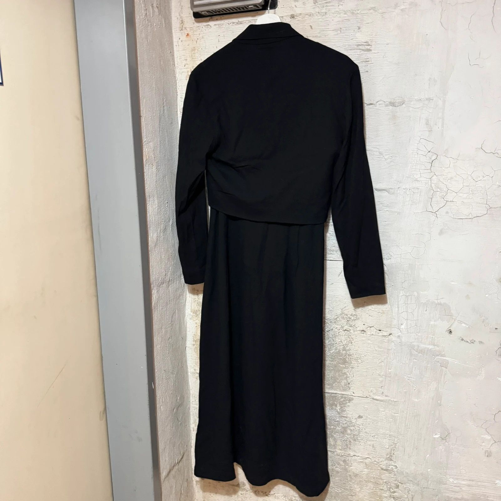 Jil Sander Vintage Jil Sander 80s set croped blazer + pocket dress Size S / US 4 / IT 40 - 7 Thumbnail