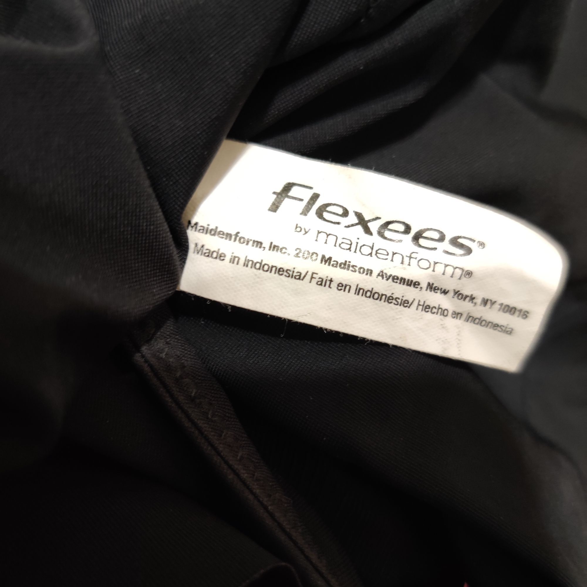 Other Flexees M womens shapewear slip black firm control bodysuit Size ONE SIZE - 7 Thumbnail