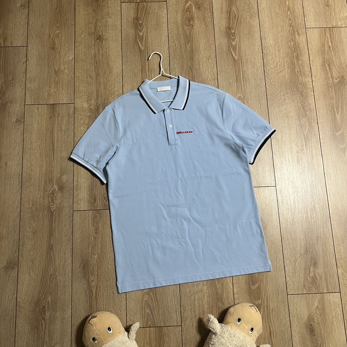 Prada PRADA RED TAB POLO TEE Size US XXL / EU 58 / 5 - 1 Thumbnail