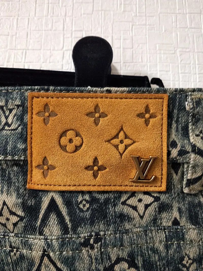 Louis Vuitton Monogram Tailored Denim Pants Size US 35 - 4 Thumbnail