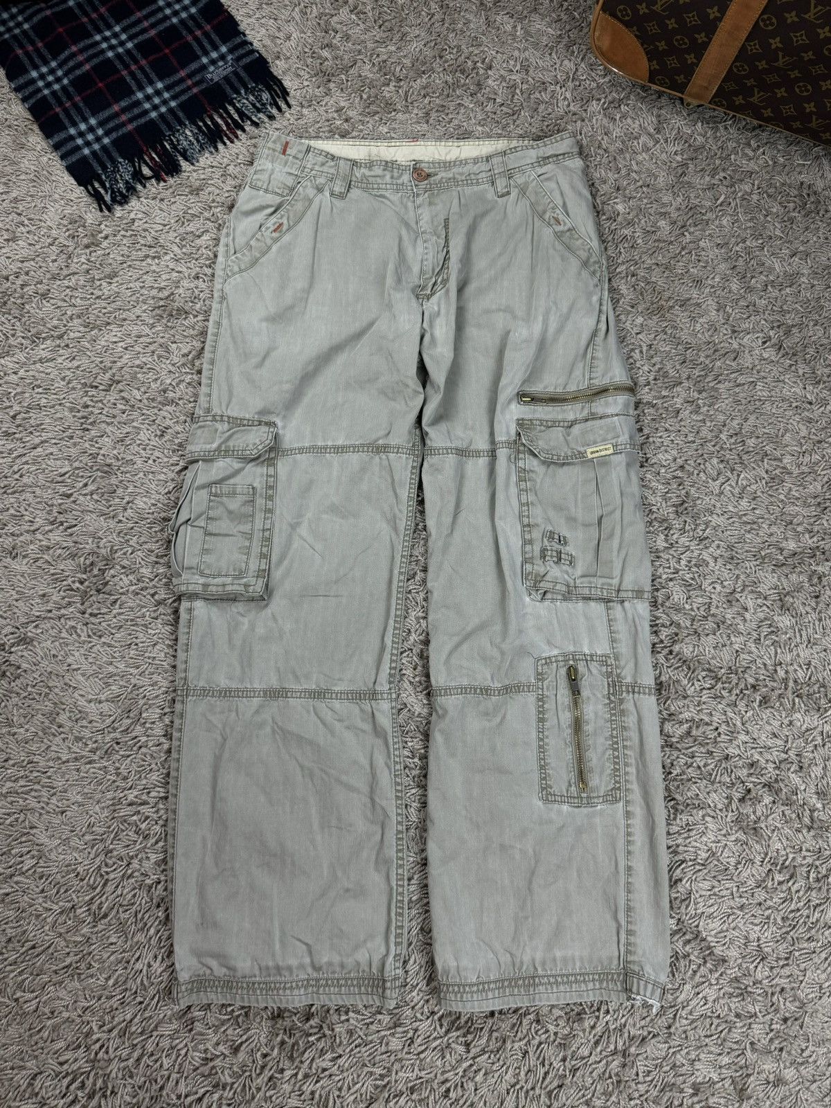Vintage Rap pants jeans Swag baggy style y2k original skate item Size US 35 - 1 Thumbnail