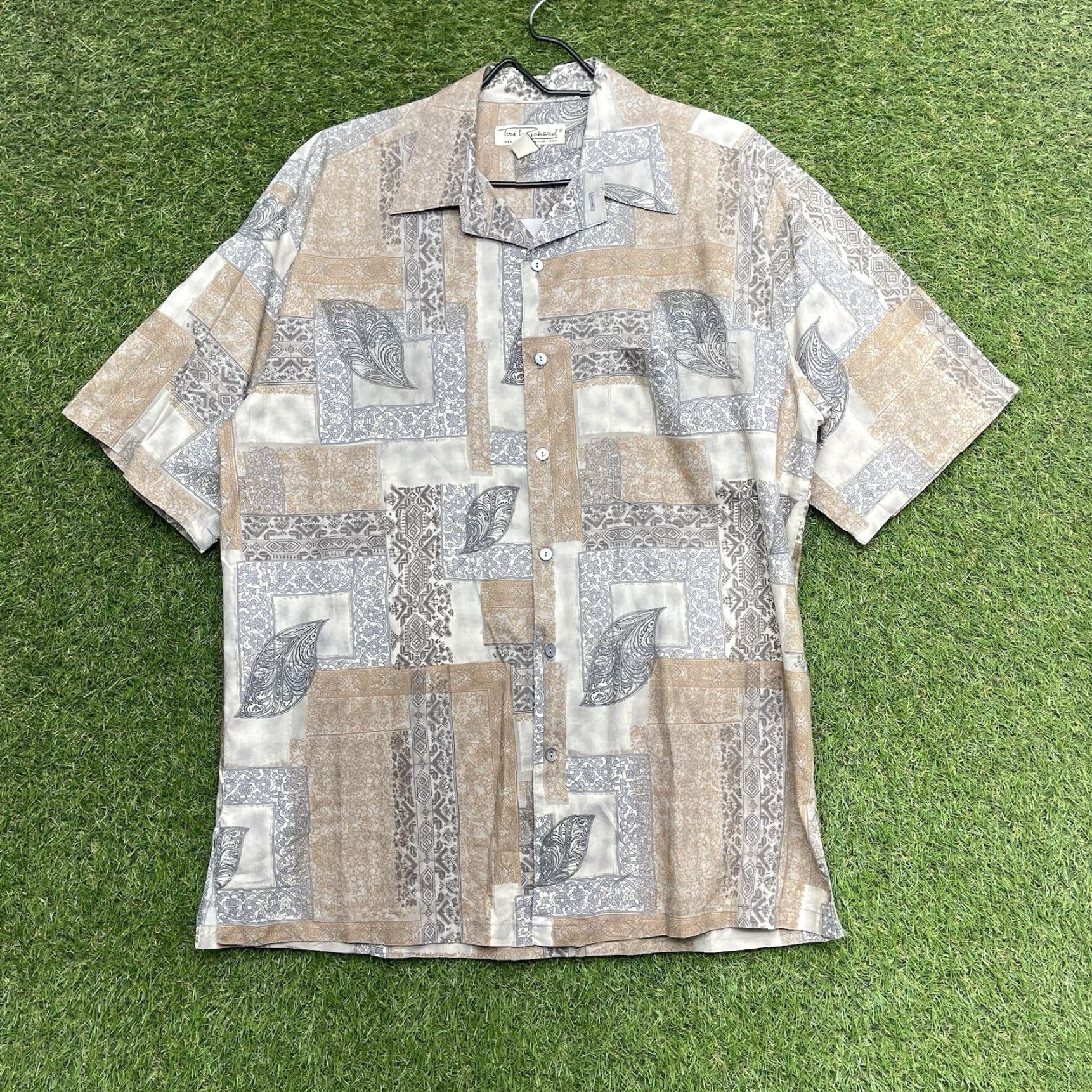 Tori Richard VINTAGE Tori Richard Shirt Mens M Button-Up AOP Hawaiian Bandana Paisley Size US M / EU 48-50 / 2 - 2 Thumbnail