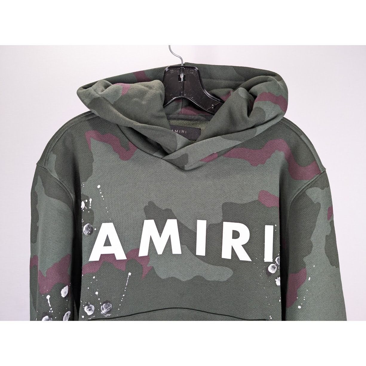 Amiri o1rshd1 Q:3 / Army Logo Hoodie in Camo Size US M / EU 48-50 / 2 - 4 Thumbnail