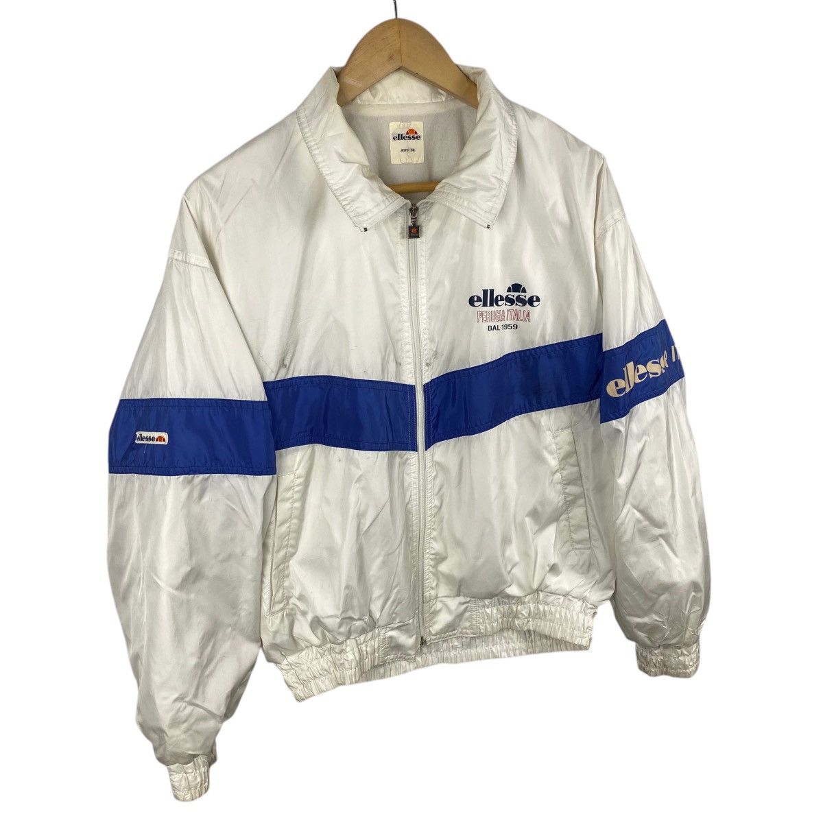 Ellesse × Japanese Brand × Vintage 💥90s ELLESSE ZIPPER TRAINER SPORT JACKET Size M / US 6-8 / IT 42-44 - 3 Thumbnail