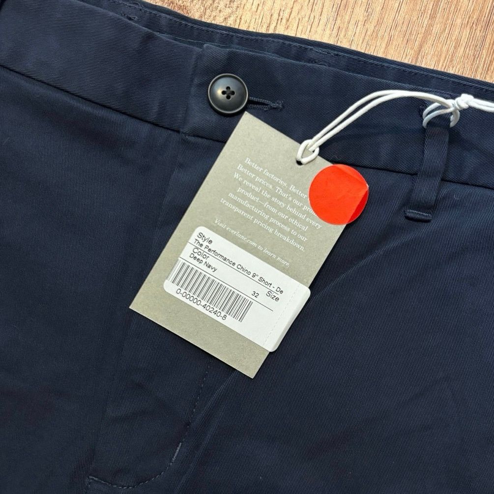 Everlane NWT Everlane The 9" Slim-Fit Chino Short In Navy Size 32 Size US 32 / EU 48 - 4 Thumbnail