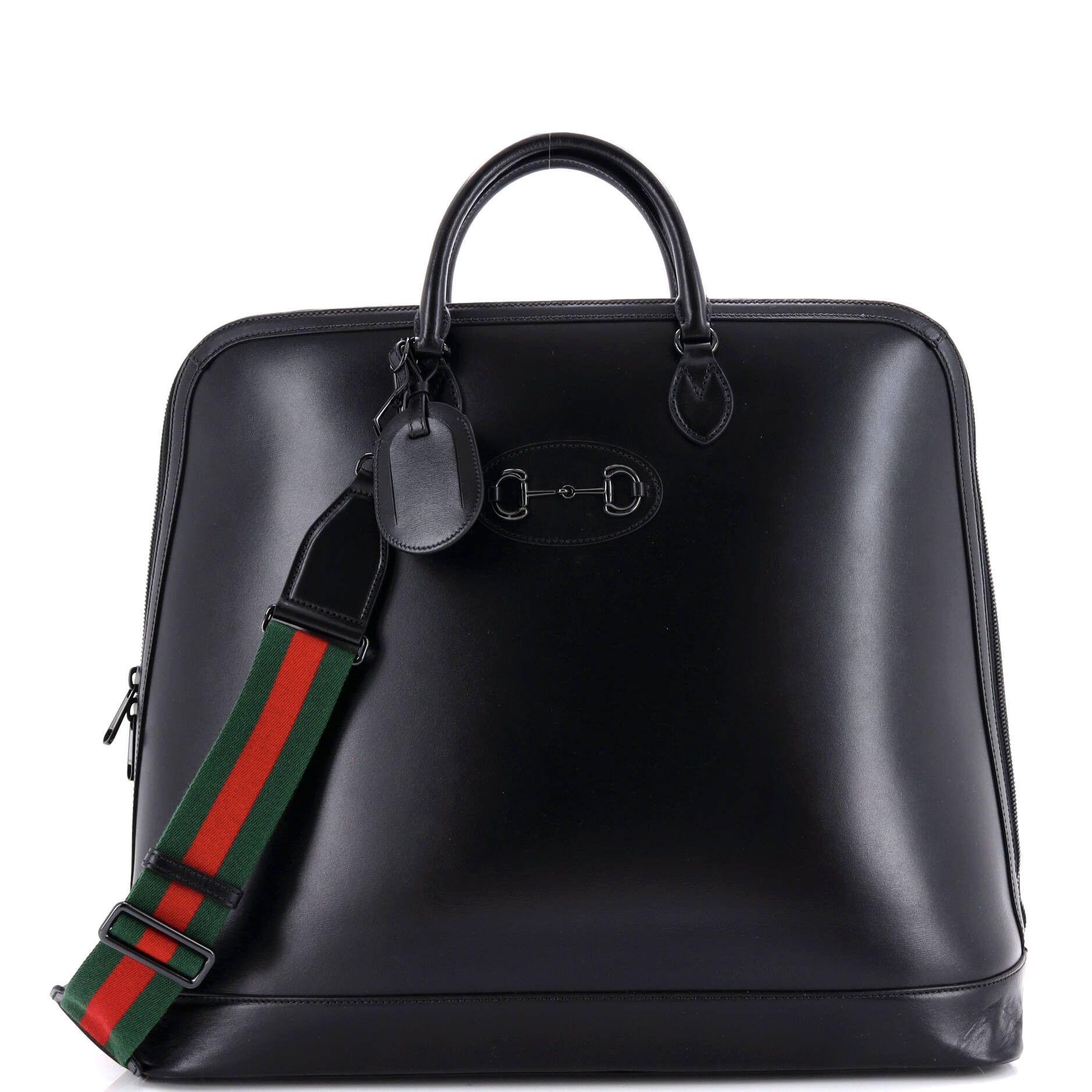 Gucci Horsebit 1955 Web Duffle Bag Size ONE SIZE - 1 Thumbnail