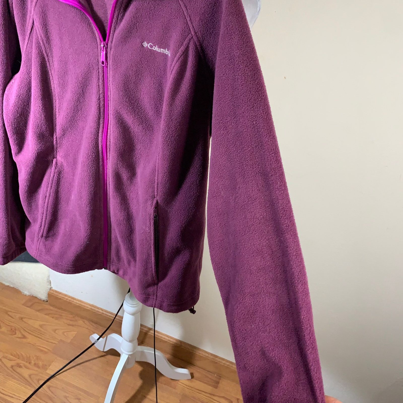 Columbia Columbia Purple Fleece Women's Jacket Size L Size L / US 10 / IT 46 - 4 Thumbnail