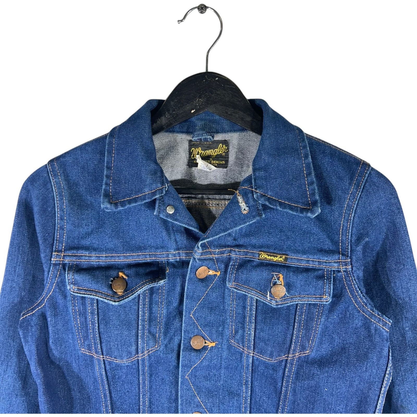 Wrangler Vintage Wrangler Denim Jacket Size US XS / EU 42 / 0 - 2 Thumbnail