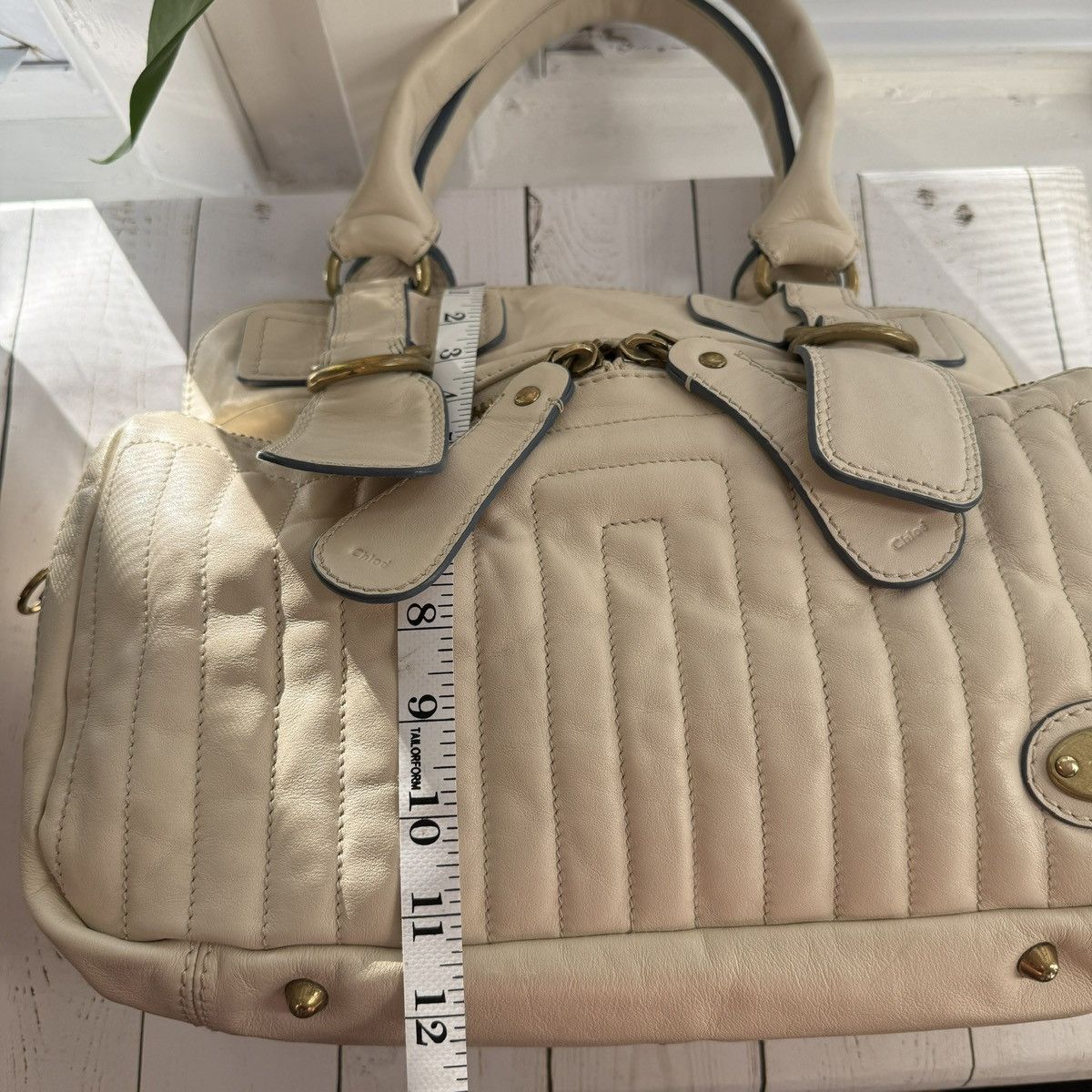 Chloe Quilted Leather Bay Bag w/ COA Size ONE SIZE - 14 Thumbnail