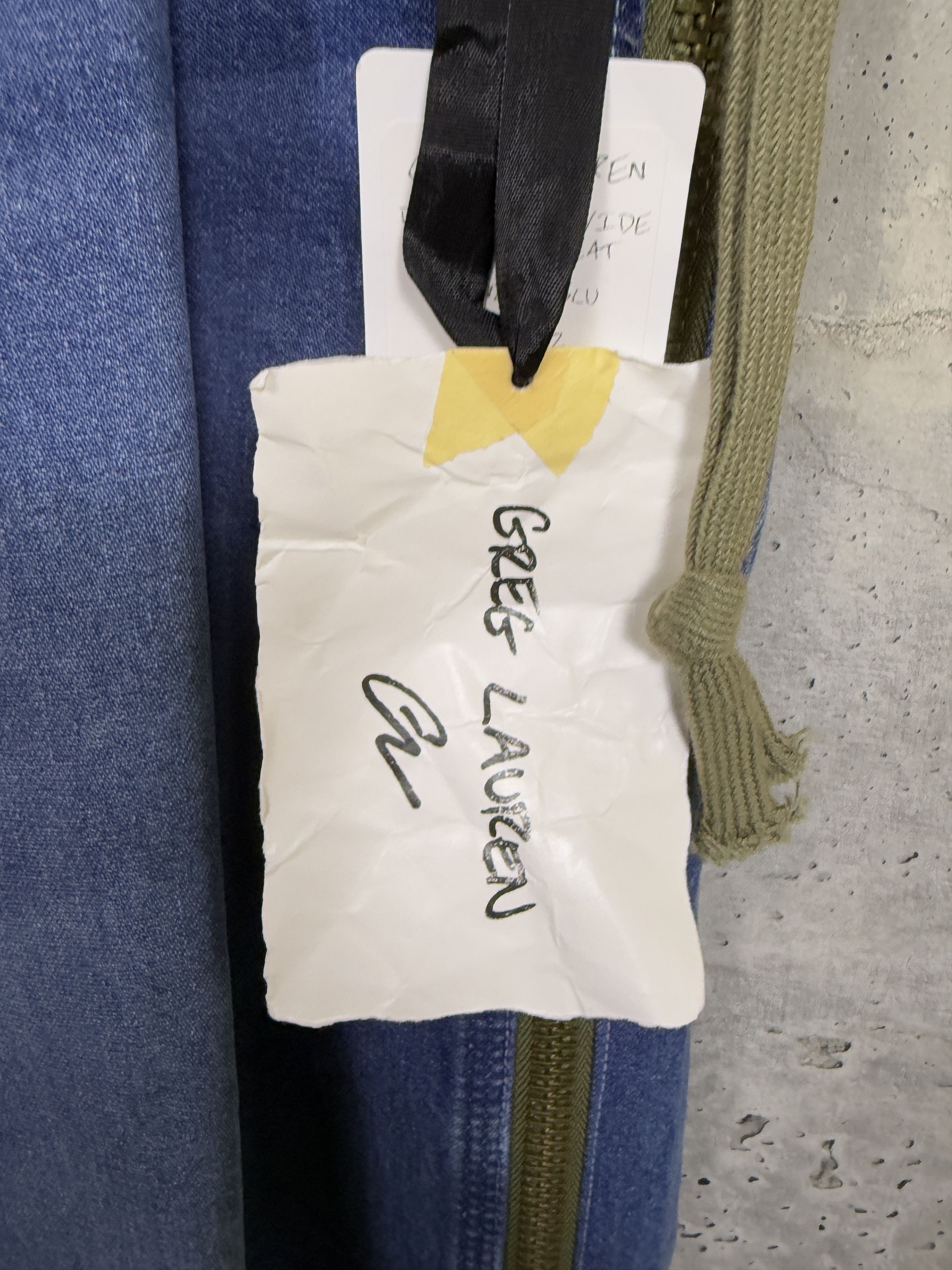 Greg Lauren $1700 Greg Lauren Denim Zip Wide Leg Jeans with Sweats Size US 34 / EU 50 - 9 Thumbnail