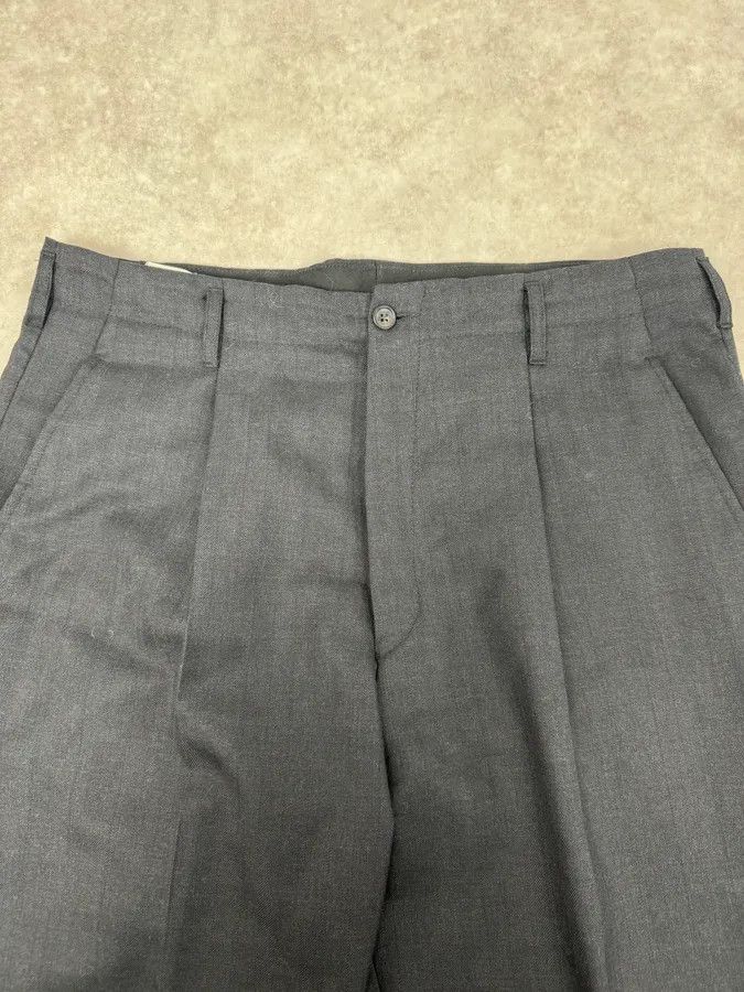 Yohji Yamamoto Yohji Yamamoto Black Wool Tailored Pants Size US 34 / EU 50 - 5 Thumbnail