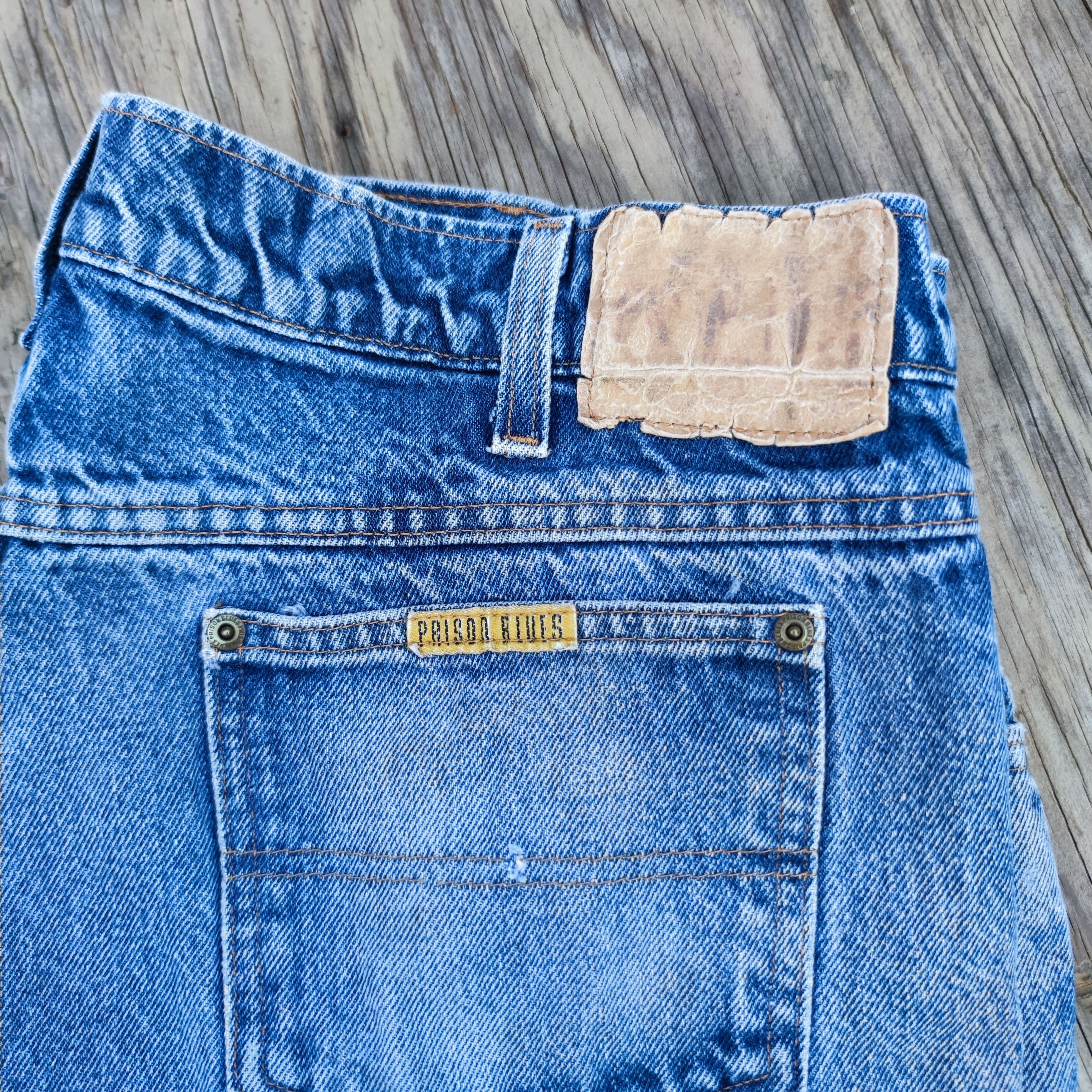 Vintage Vintage Prison Blues Work Denim Pant 38x28 Size US 38 / EU 54 - 5 Thumbnail