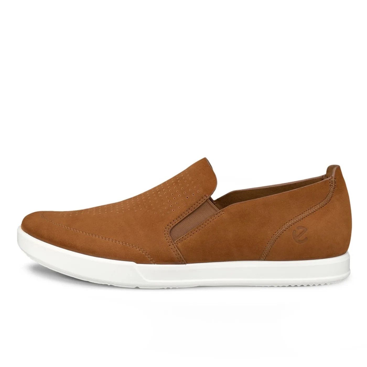 Ecco ECCO MEN'S 45 BROWN TRAVEL SLIP ON 55111402034 CAMEL SUEDE Size US 11 / EU 44 - 2 Thumbnail