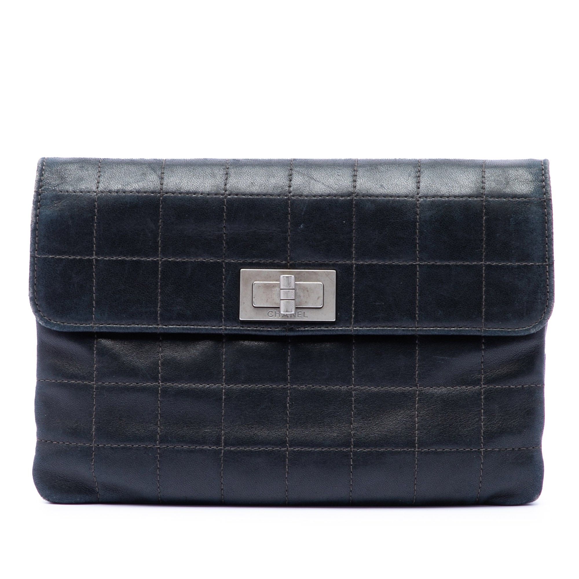 Chanel Choco Bar Lambskin Reissue 2.55 Flap Clutch Size ONE SIZE - 1 Thumbnail
